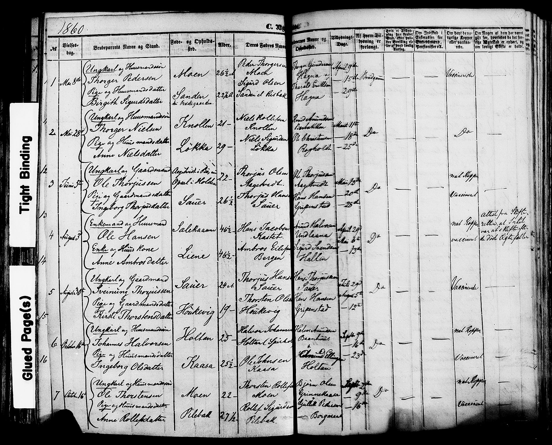 Sauherad kirkebøker, AV/SAKO-A-298/F/Fa/L0007: Parish register (official) no. I 7, 1851-1873, p. 160