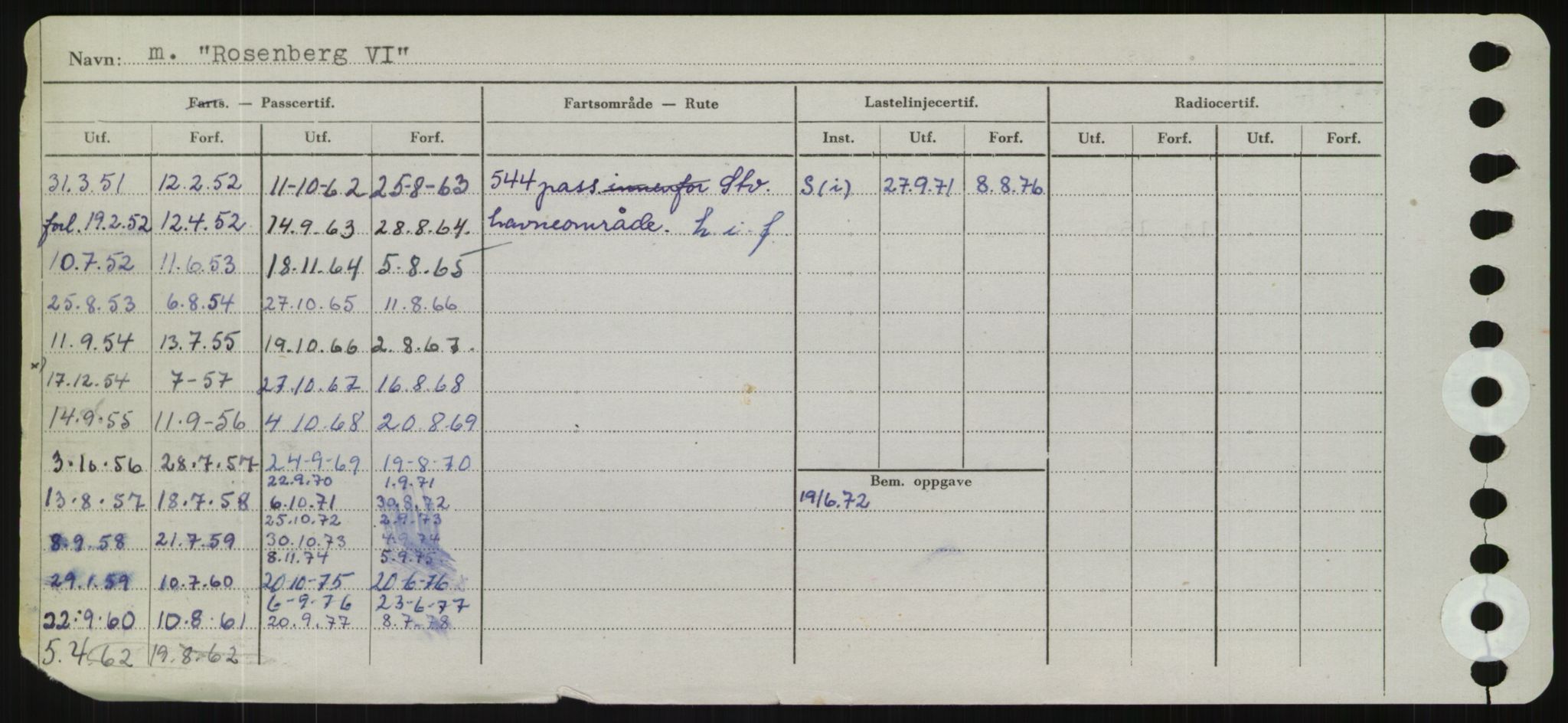 Sjøfartsdirektoratet med forløpere, Skipsmålingen, AV/RA-S-1627/H/Hd/L0031: Fartøy, Rju-Sam, p. 164