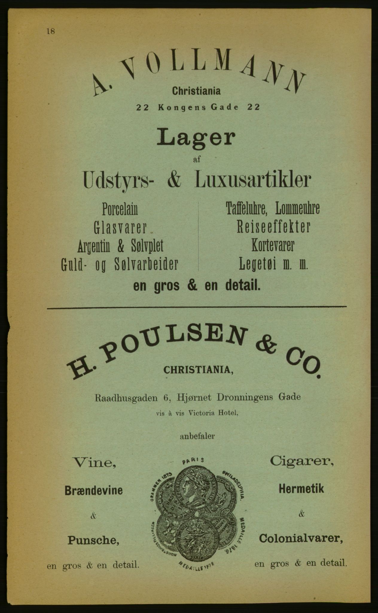 Kristiania/Oslo adressebok, PUBL/-, 1883, p. 18