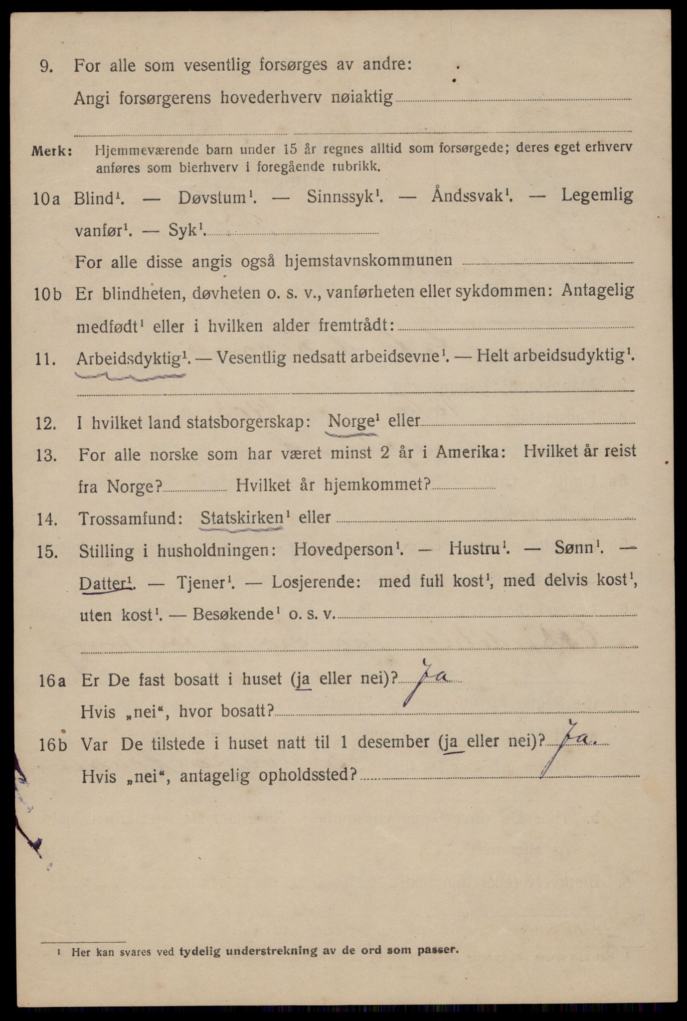 SAST, 1920 census for Haugesund, 1920, p. 25078