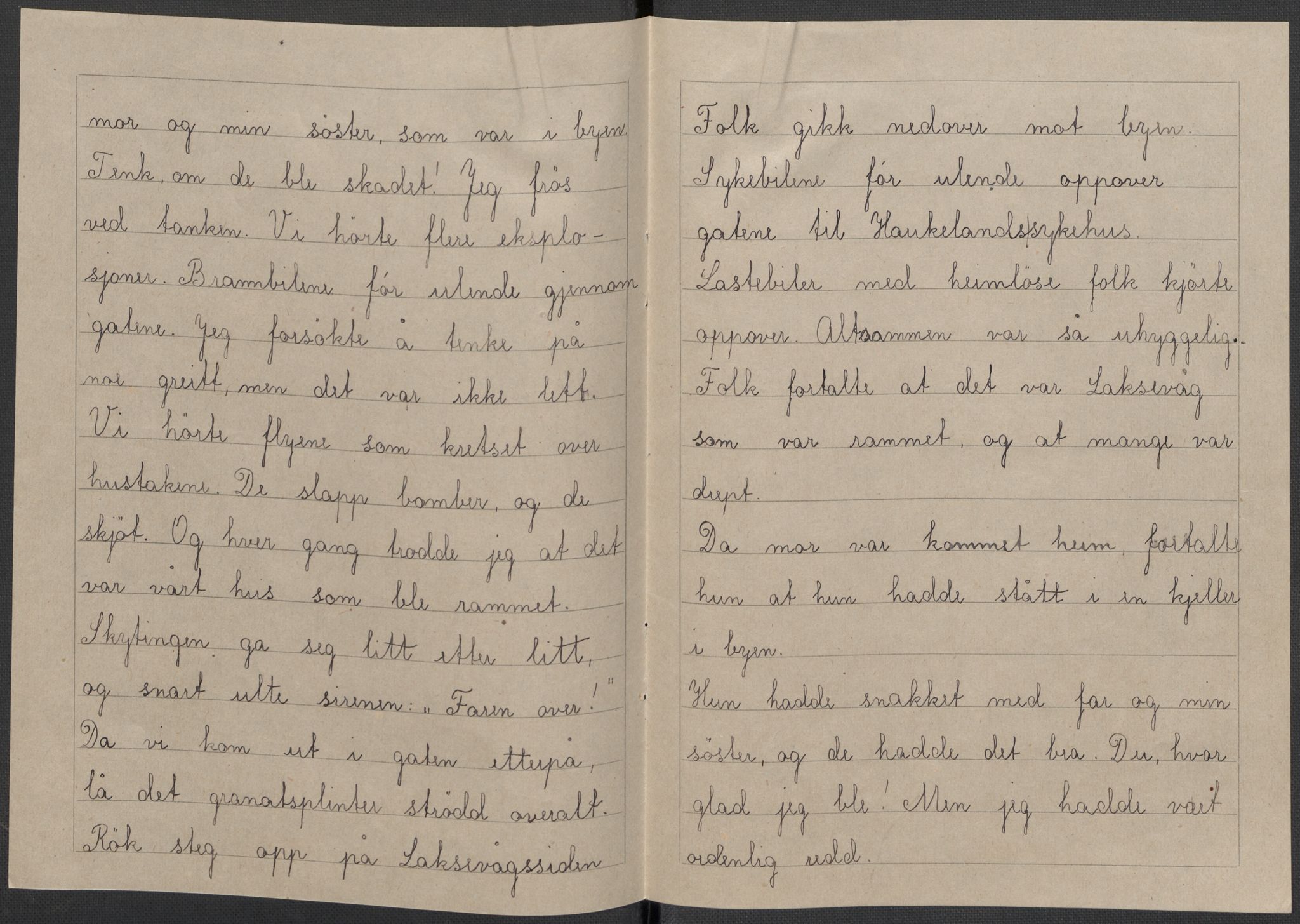 Det norske totalavholdsselskap, AV/RA-PA-0419/E/Eb/L0603: Skolestiler om krigstida (ordnet topografisk etter distrikt og skole), 1946, p. 29