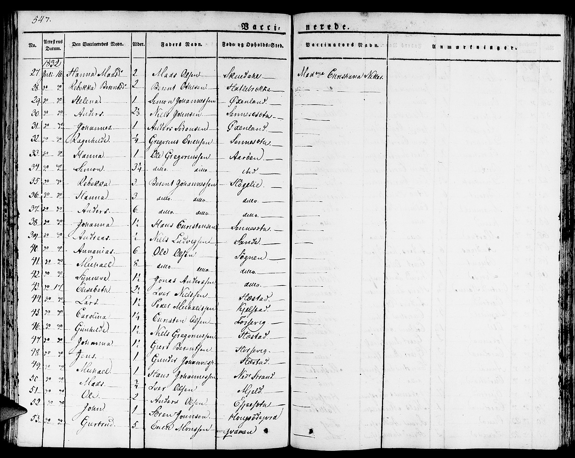 Gaular sokneprestembete, SAB/A-80001/H/Haa: Parish register (official) no. A 3, 1821-1840, p. 547