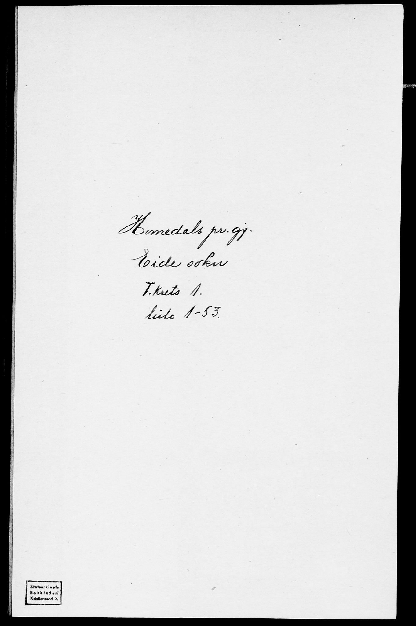 SAK, 1875 census for 0924P Homedal, 1875, p. 16