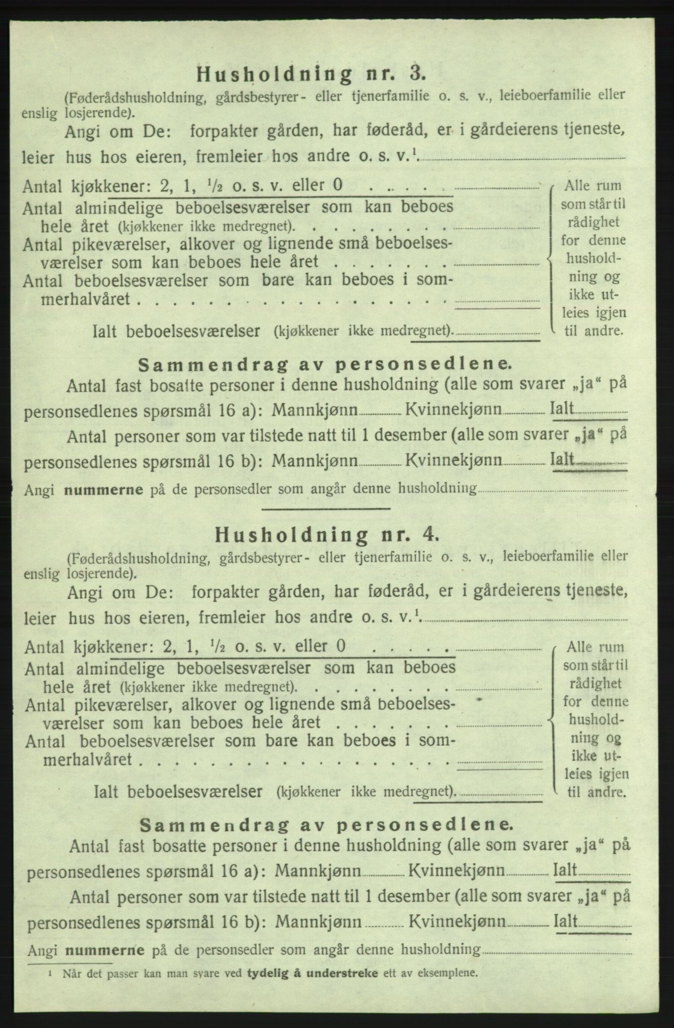 SAB, 1920 census for Kvinnherad, 1920, p. 3011