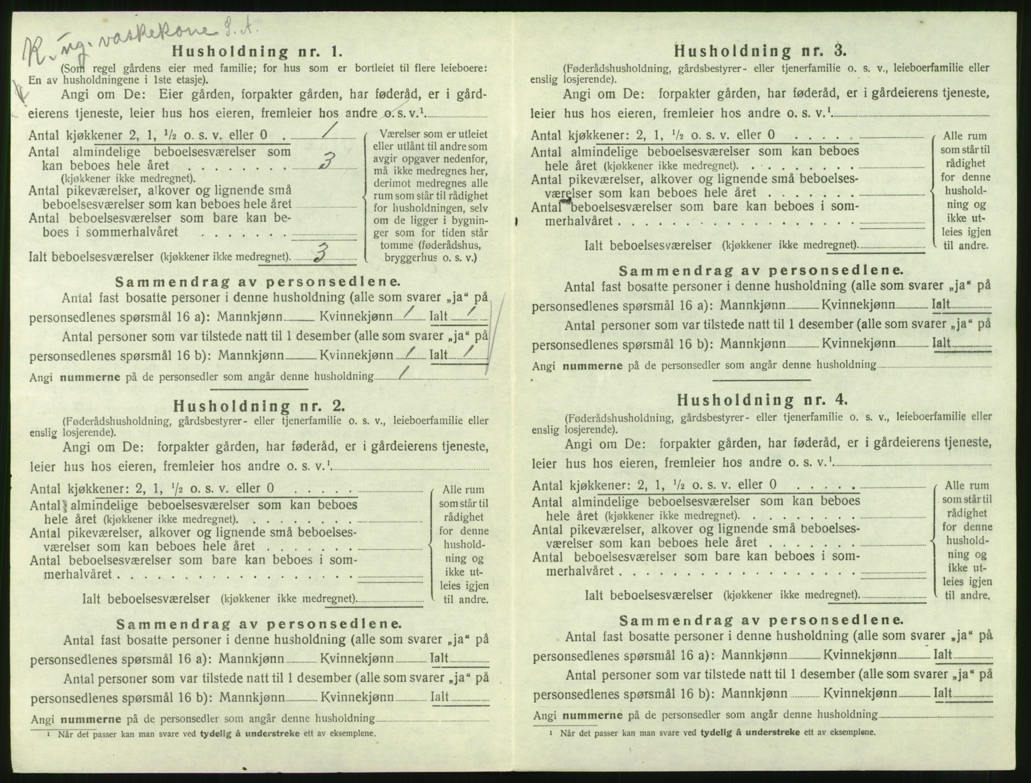 SAT, 1920 census for Valsøyfjord, 1920, p. 308