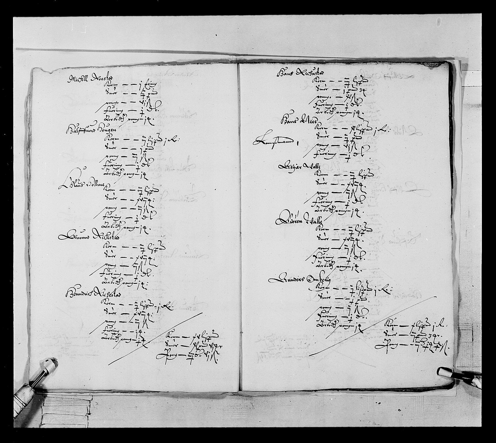 Stattholderembetet 1572-1771, RA/EA-2870/Ek/L0022/0001: Jordebøker 1633-1658: / Jordebok over viss rente i Tune, Åbygge, Hvaler og Veme skipreide, 1646-1647, p. 12