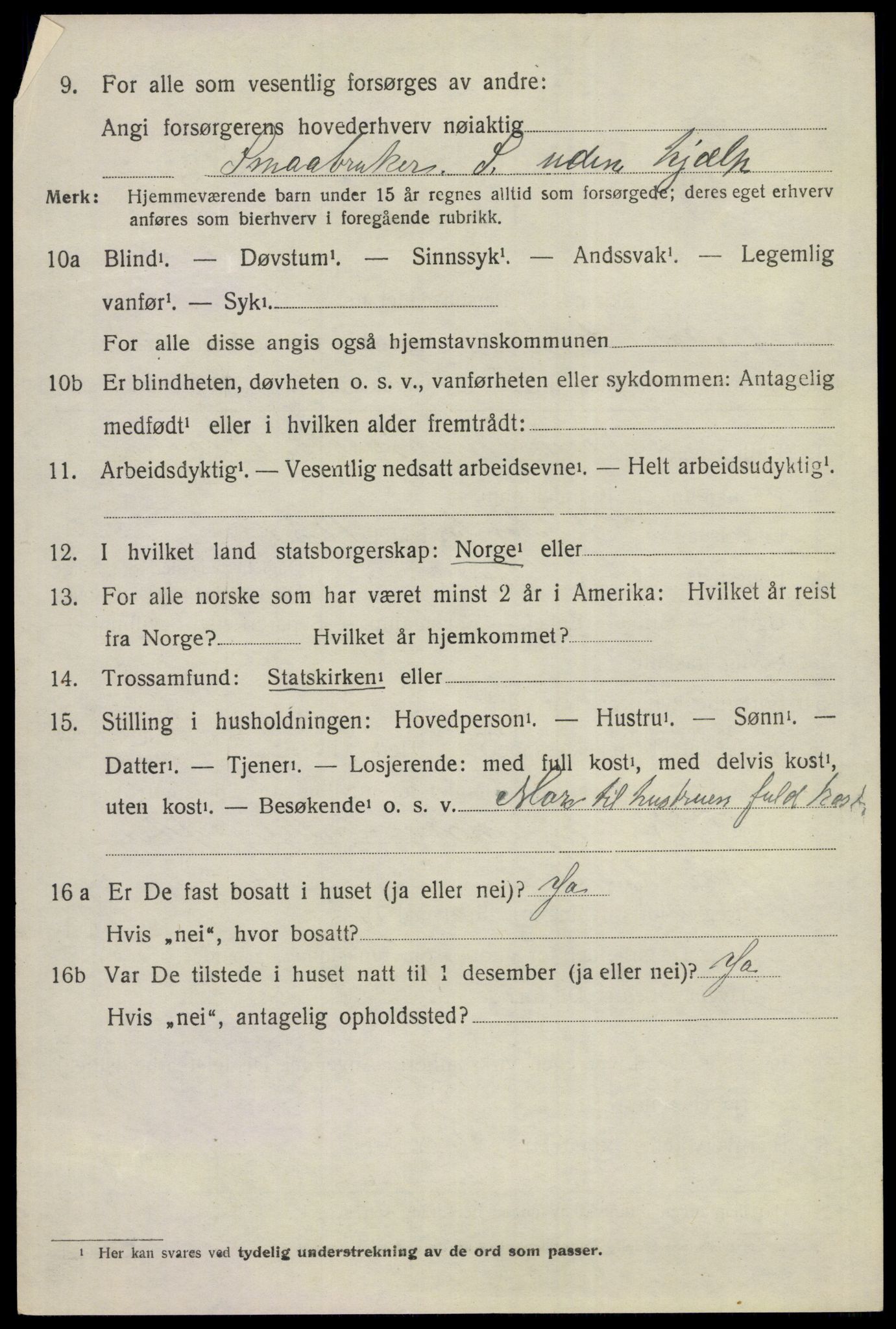 SAKO, 1920 census for Ål, 1920, p. 4795