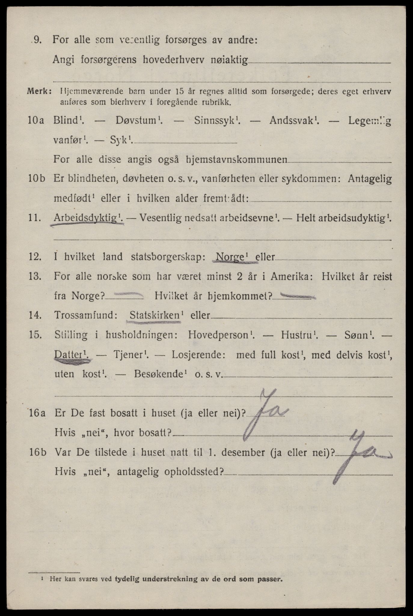 SAST, 1920 census for Sjernarøy, 1920, p. 1541