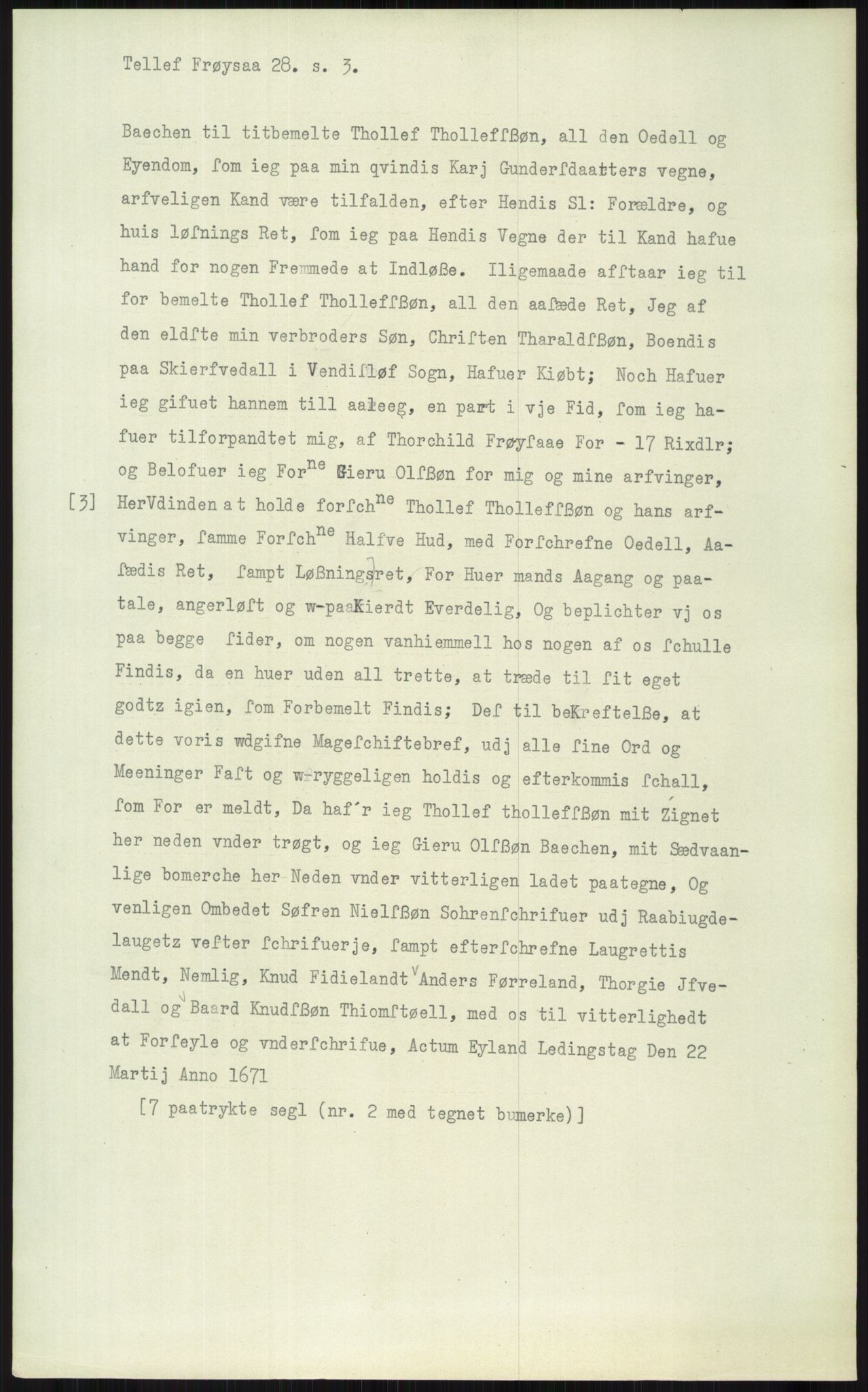 Samlinger til kildeutgivelse, Diplomavskriftsamlingen, AV/RA-EA-4053/H/Ha, p. 2305