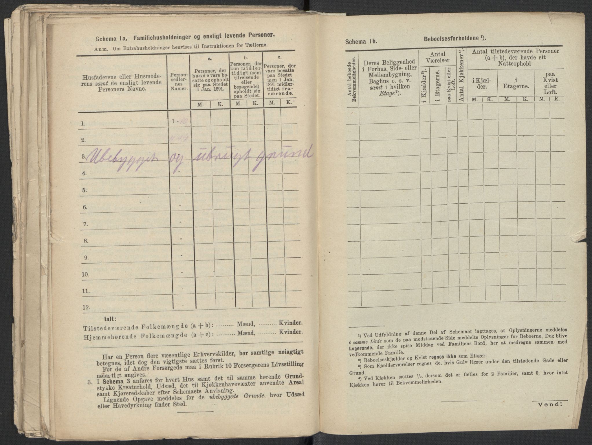 RA, 1891 Census for 1301 Bergen, 1891, p. 7173