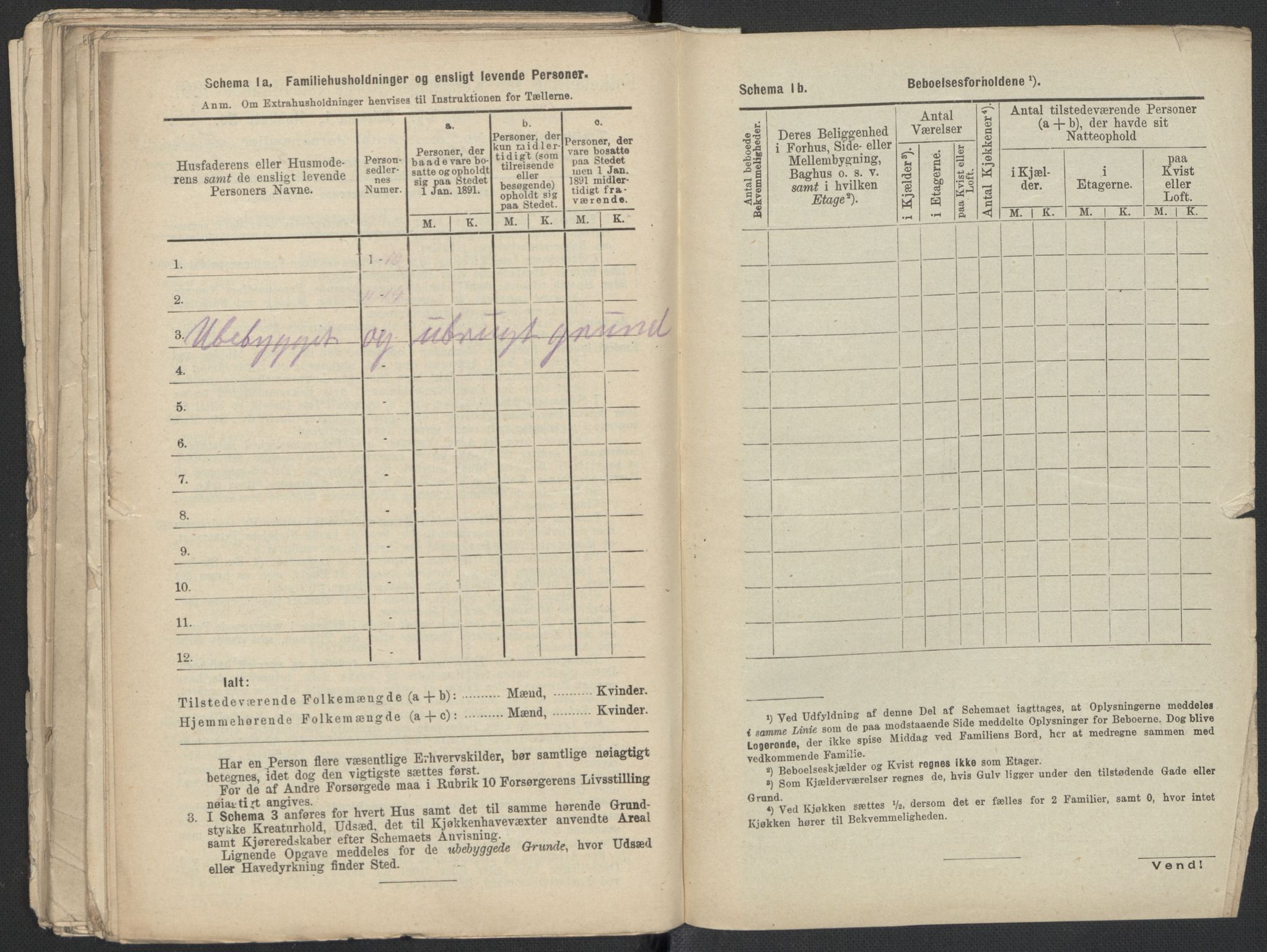 RA, 1891 Census for 1301 Bergen, 1891, p. 7173