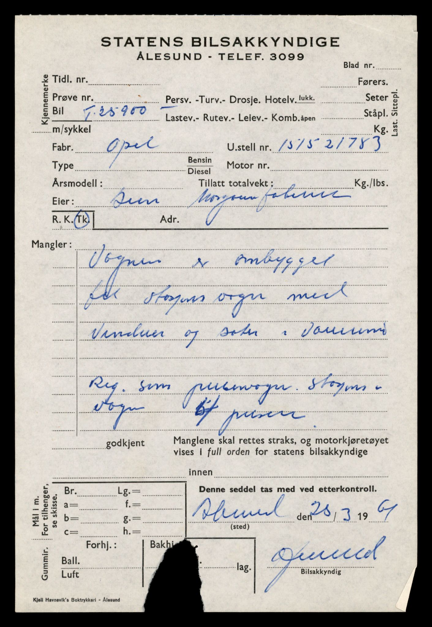 Møre og Romsdal vegkontor - Ålesund trafikkstasjon, AV/SAT-A-4099/F/Fe/L0018: Registreringskort for kjøretøy T 10091 - T 10227, 1927-1998, p. 1661