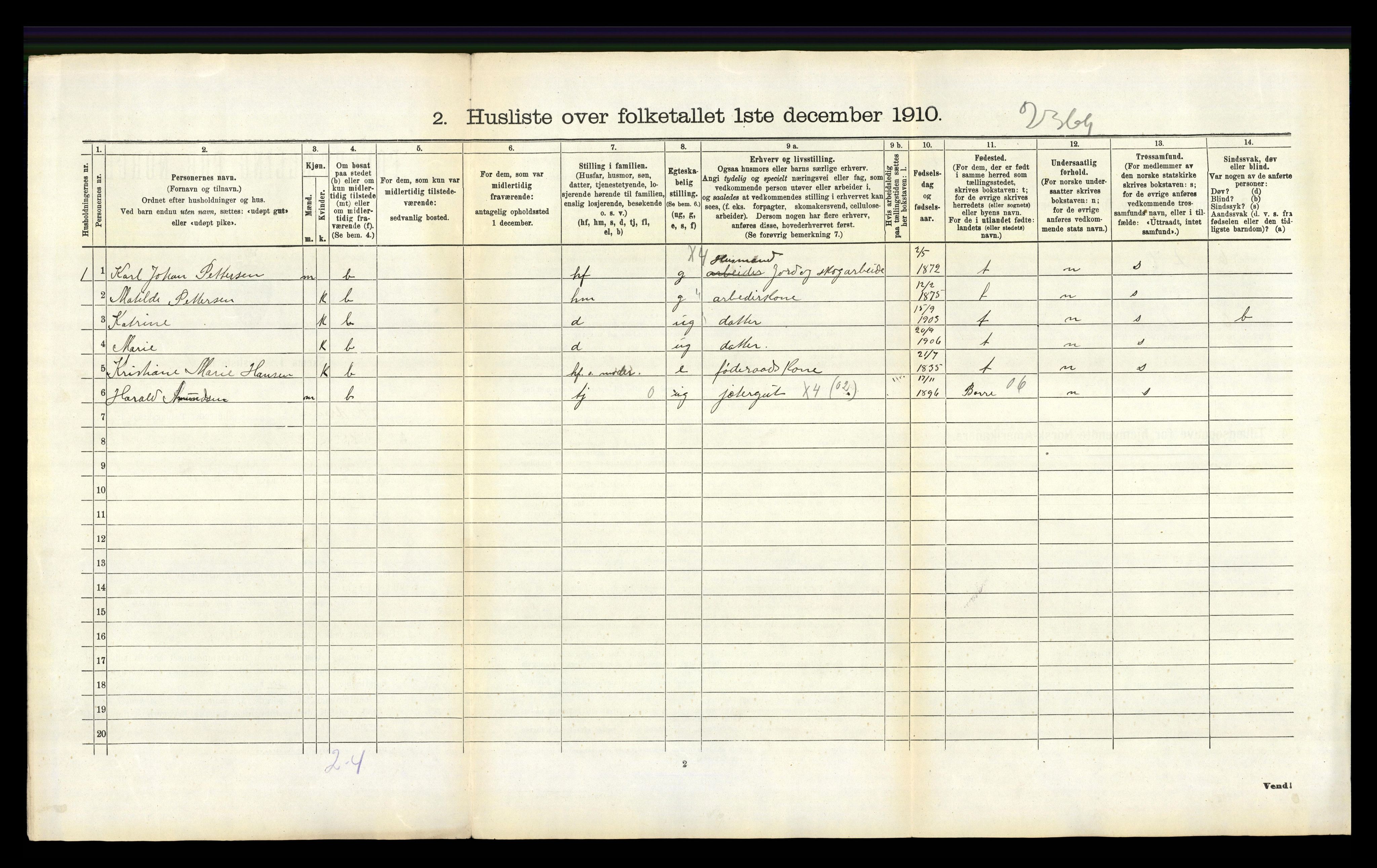 RA, 1910 census for Hedrum, 1910, p. 869
