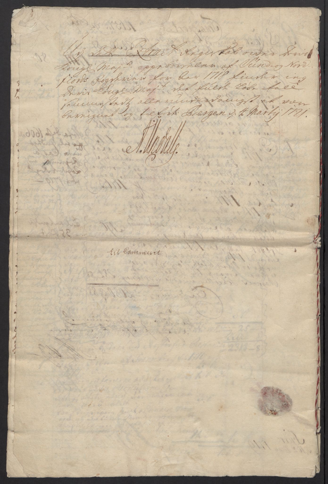 Rentekammeret inntil 1814, Reviderte regnskaper, Fogderegnskap, AV/RA-EA-4092/R53/L3441: Fogderegnskap Sunn- og Nordfjord, 1717-1718, p. 286