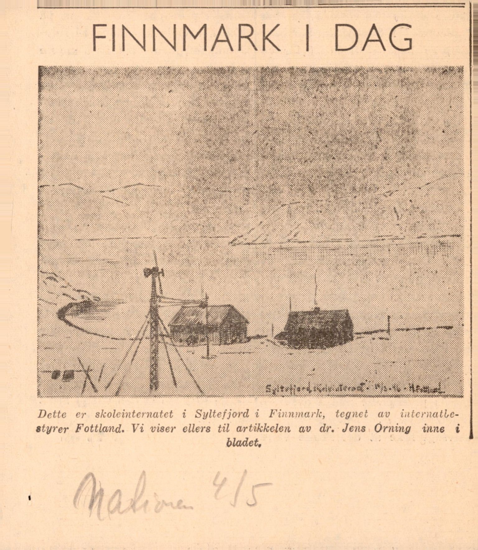 Finnmarkskontorets presse- og opplysningsarkiv , FMFB/A-1198/E/L0009/0024: 7. Opplysninger om herreder / kommuner i Nord-Troms og Finnmark / Vardø by