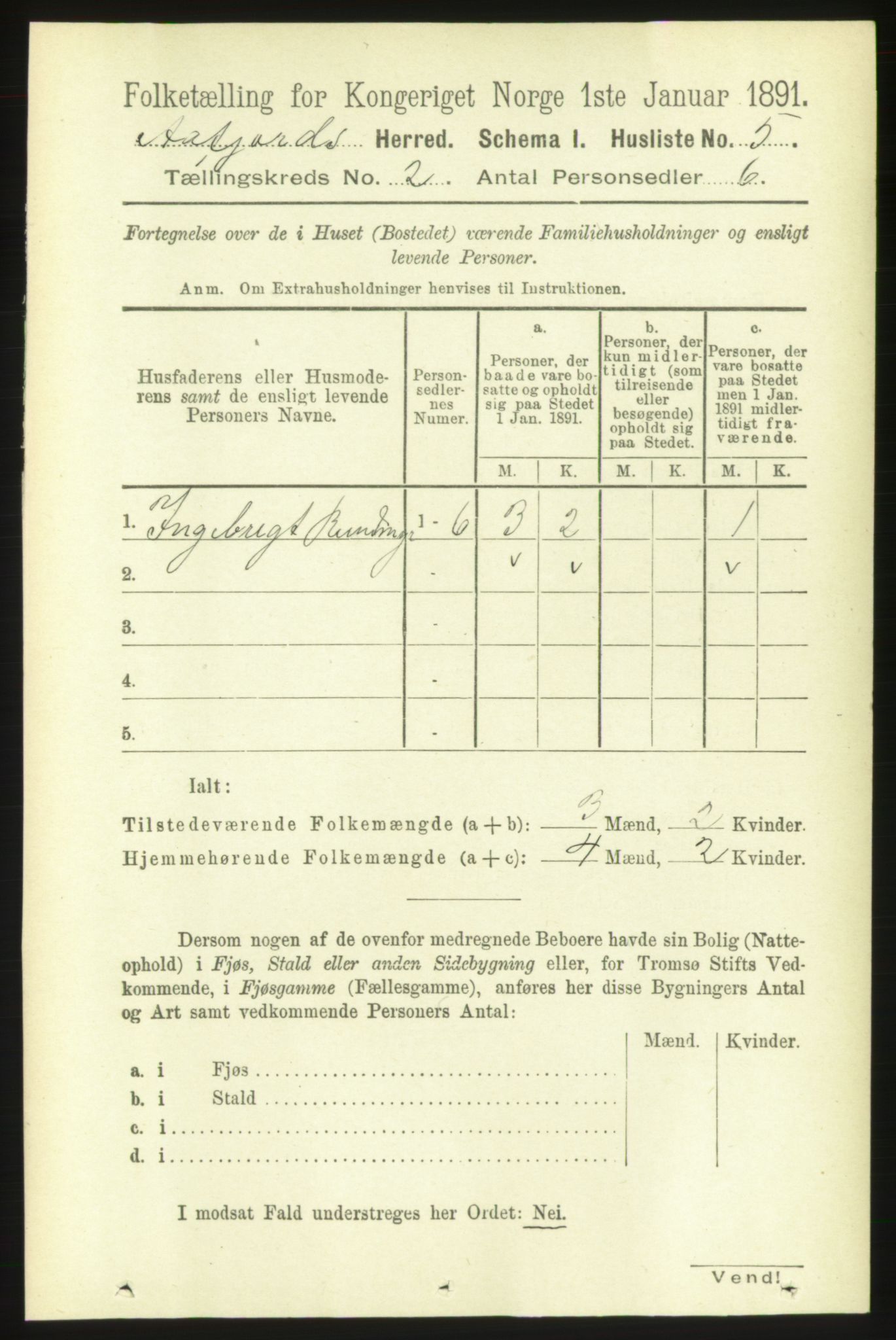 RA, 1891 census for 1630 Åfjord, 1891, p. 352