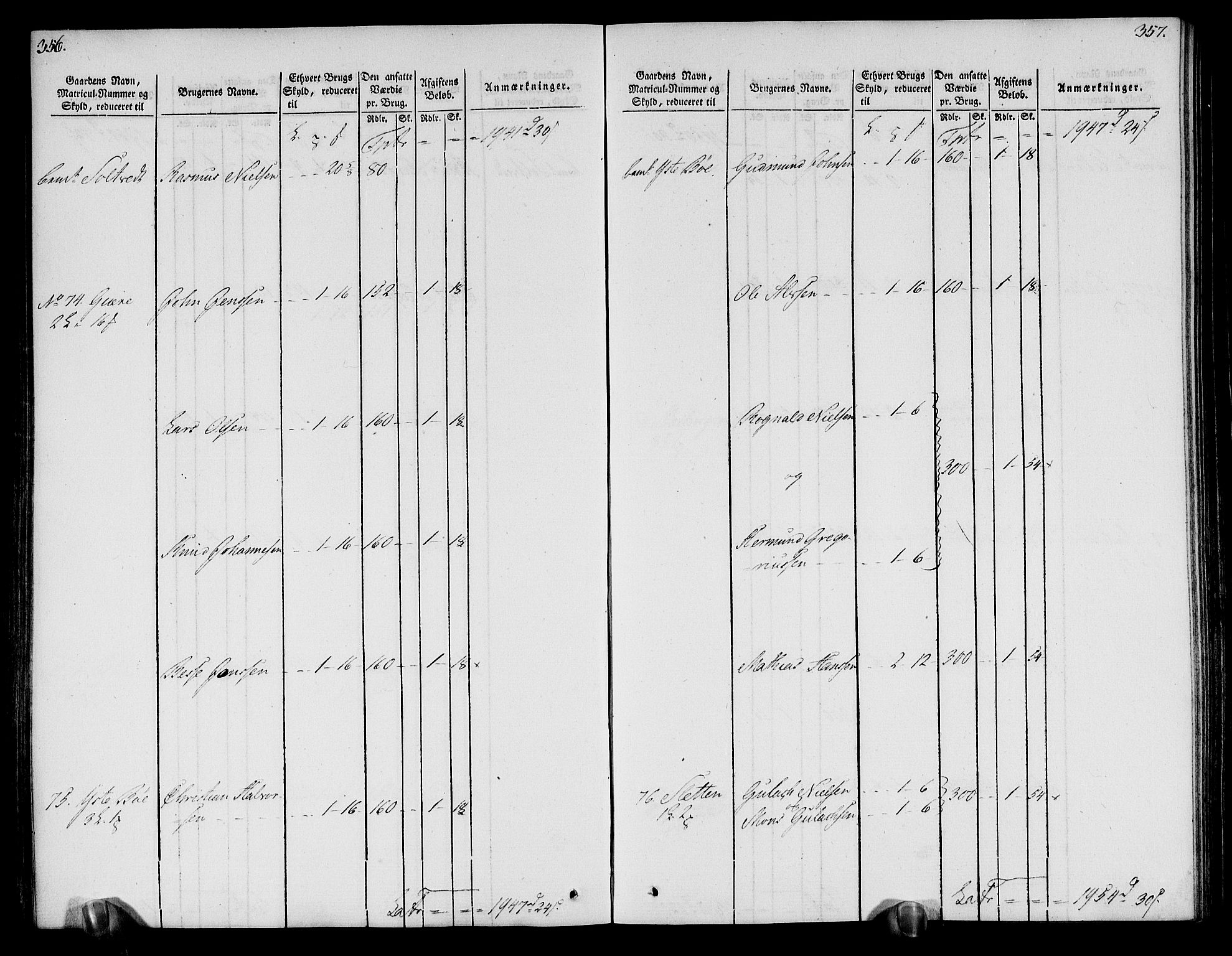 Rentekammeret inntil 1814, Realistisk ordnet avdeling, AV/RA-EA-4070/N/Ne/Nea/L0113: Nordhordland og Voss fogderi. Oppebørselsregister, 1803-1804, p. 185