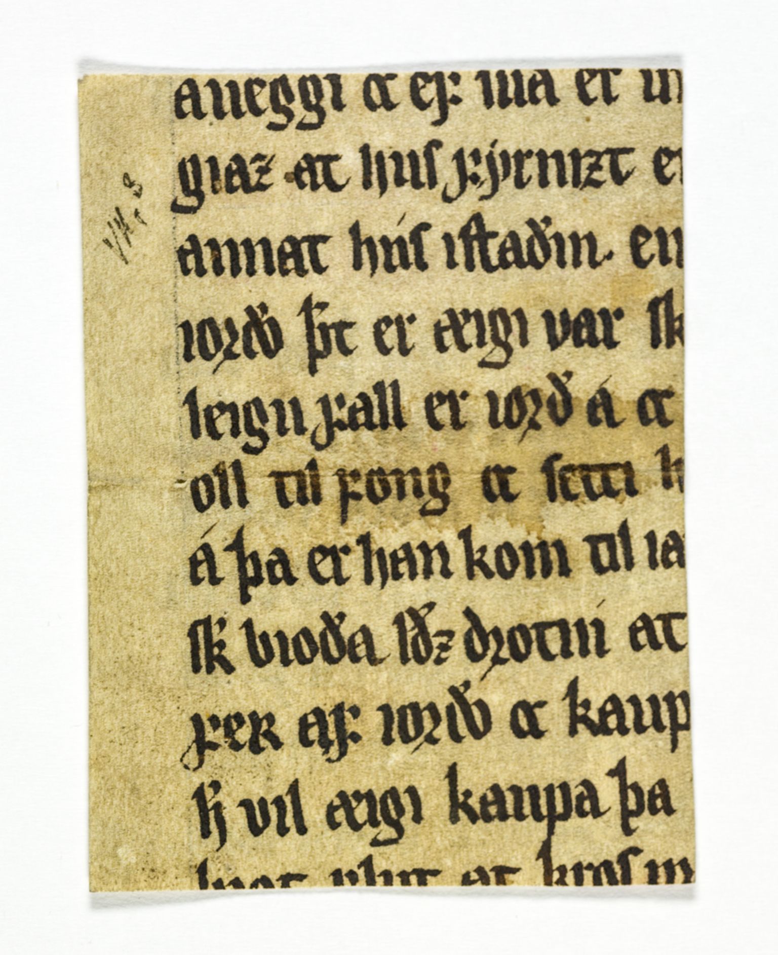 Riksarkivets diplomsamling, AV/RA-EA-5965/F26/L0003: Norrøne membranfragmenter bestand 11-30, 1100-1536, p. 105