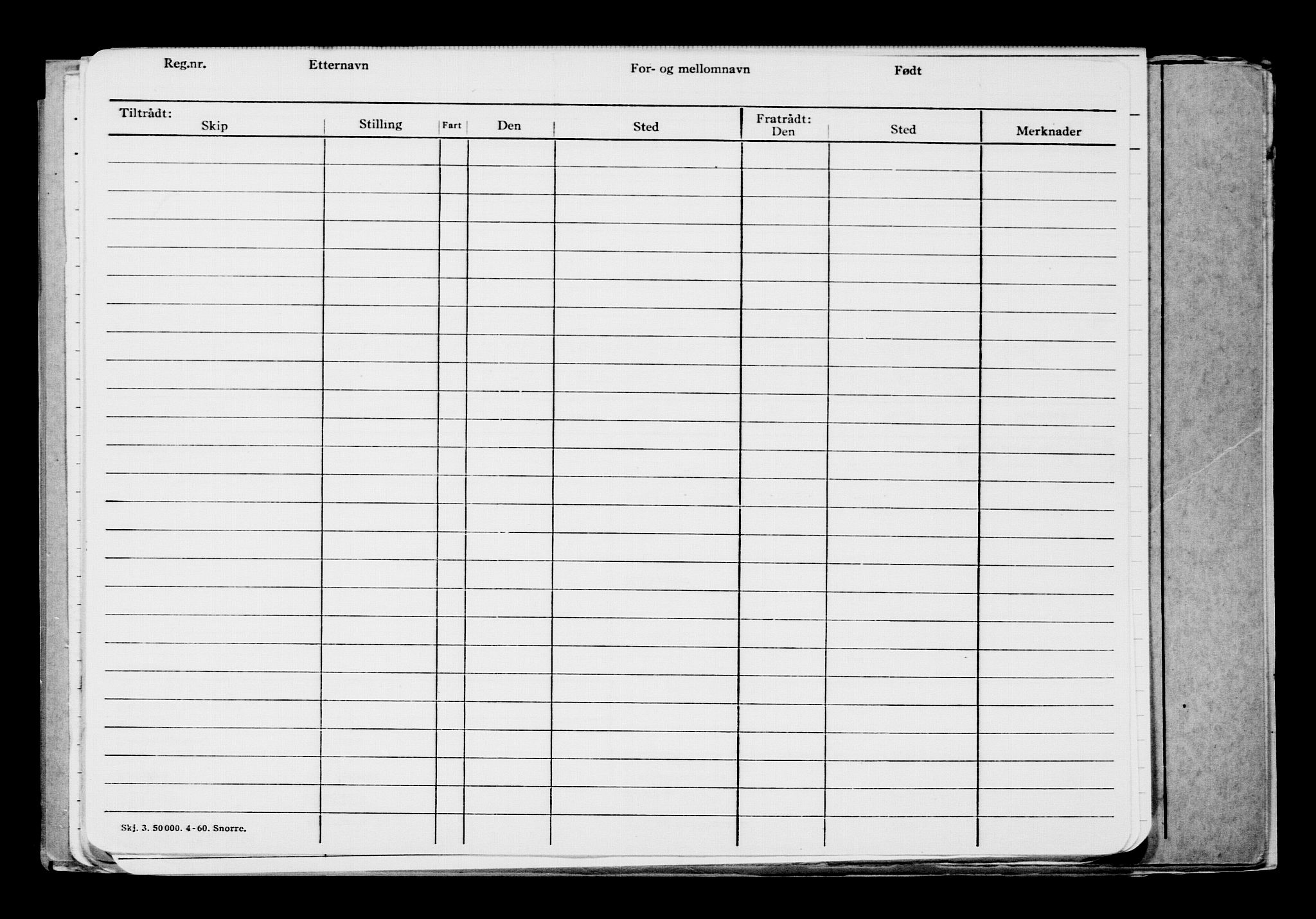 Direktoratet for sjømenn, RA/S-3545/G/Gb/L0166: Hovedkort, 1919, p. 191