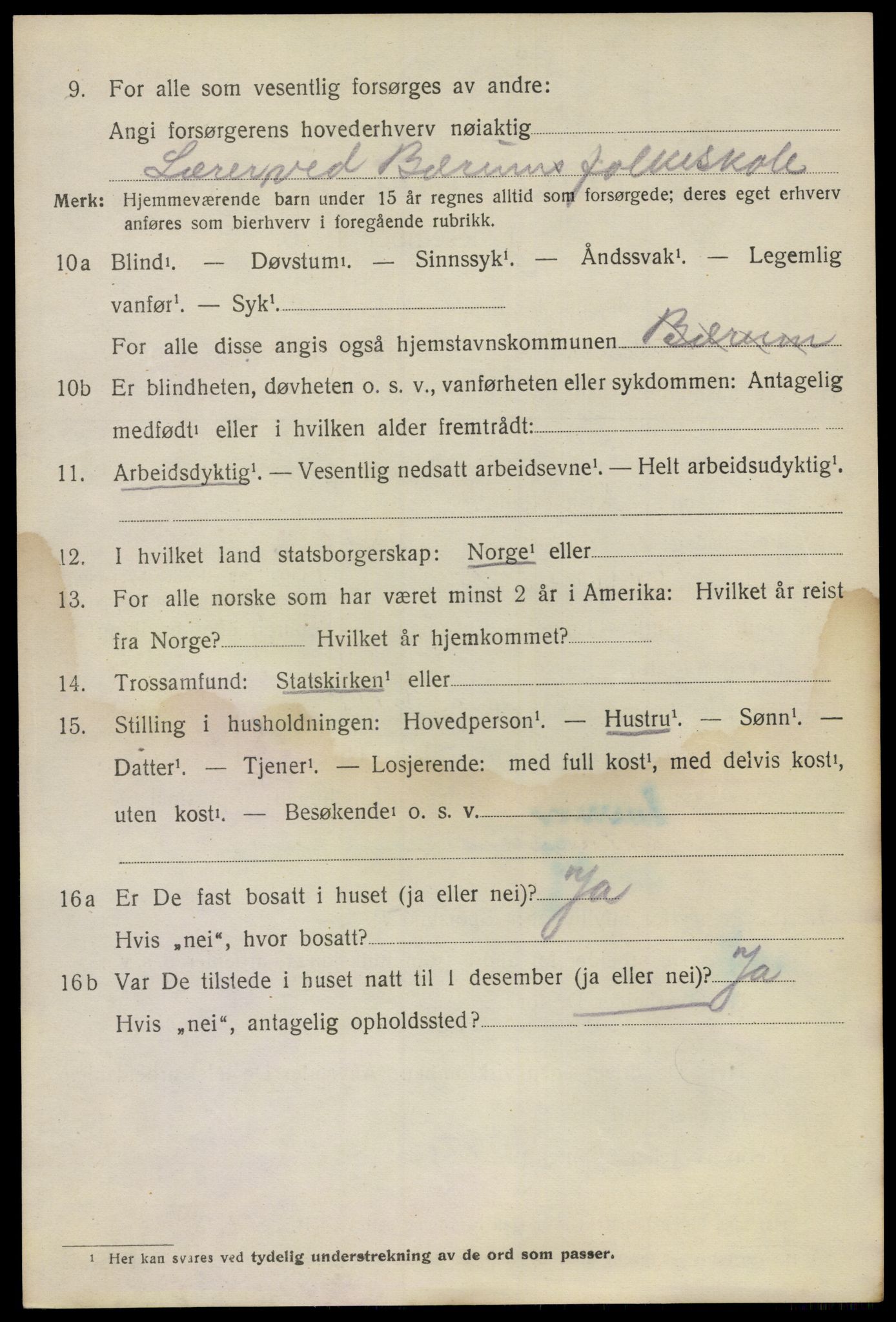 SAO, 1920 census for Bærum, 1920, p. 36387