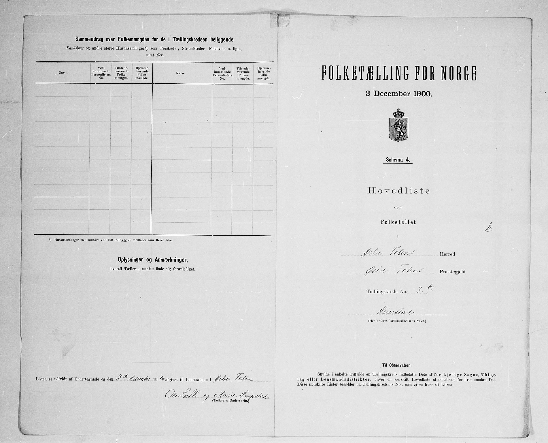 SAH, 1900 census for Østre Toten, 1900, p. 28