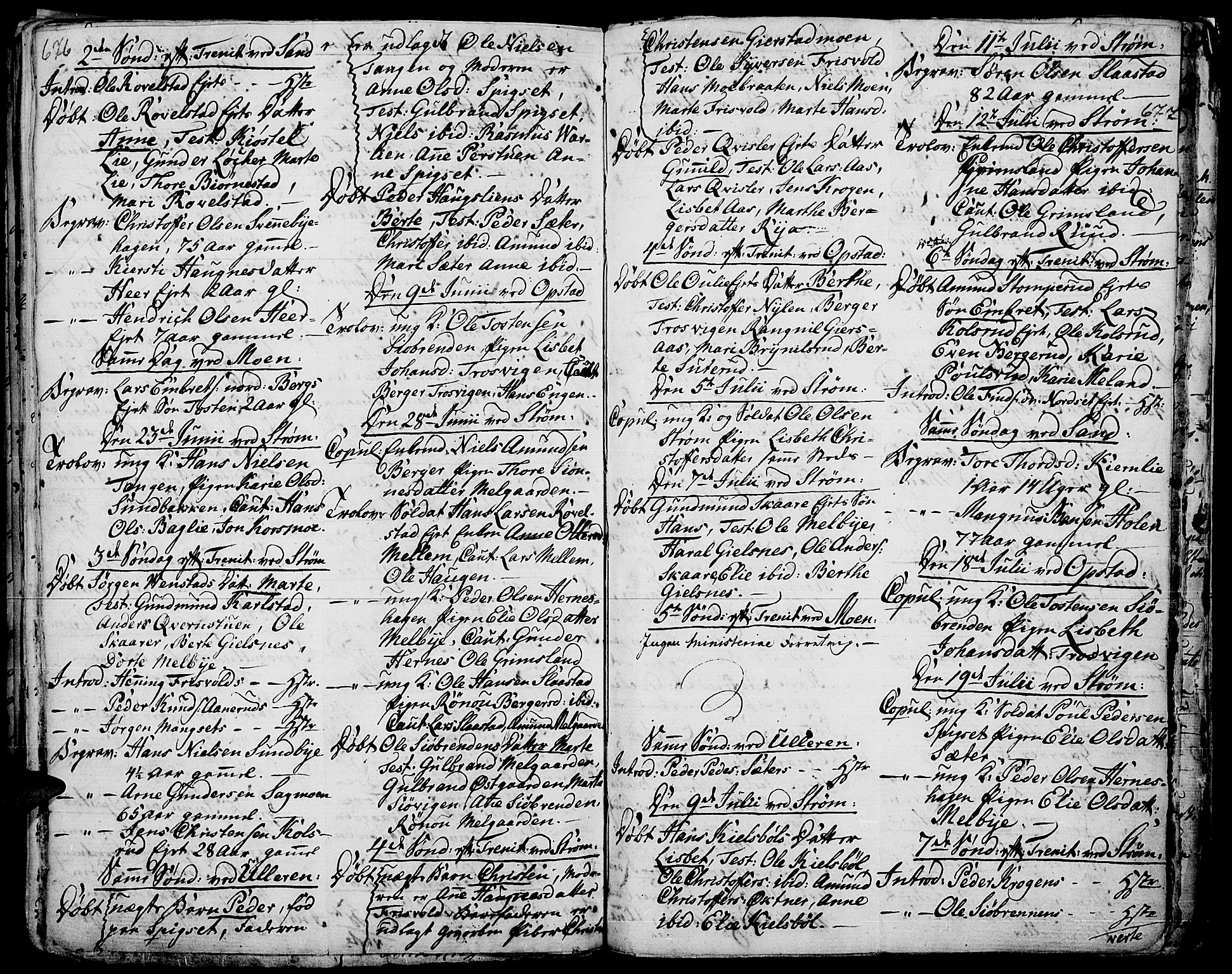 Strøm-Odalen prestekontor, AV/SAH-PREST-028/H/Ha/Haa/L0003: Parish register (official) no. 3, 1741-1803, p. 676-677