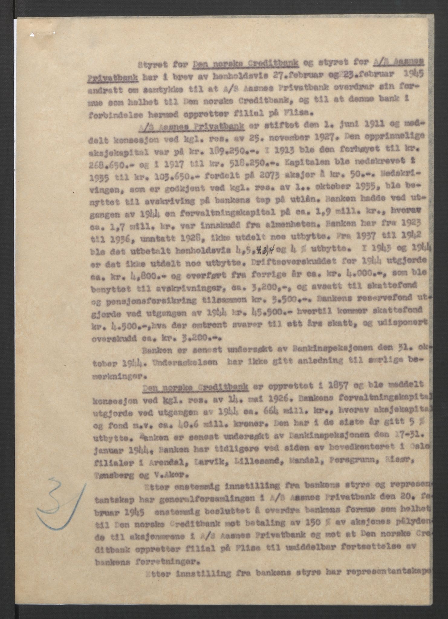 NS-administrasjonen 1940-1945 (Statsrådsekretariatet, de kommisariske statsråder mm), RA/S-4279/D/Db/L0090: Foredrag til vedtak utenfor ministermøte, 1942-1945, p. 688