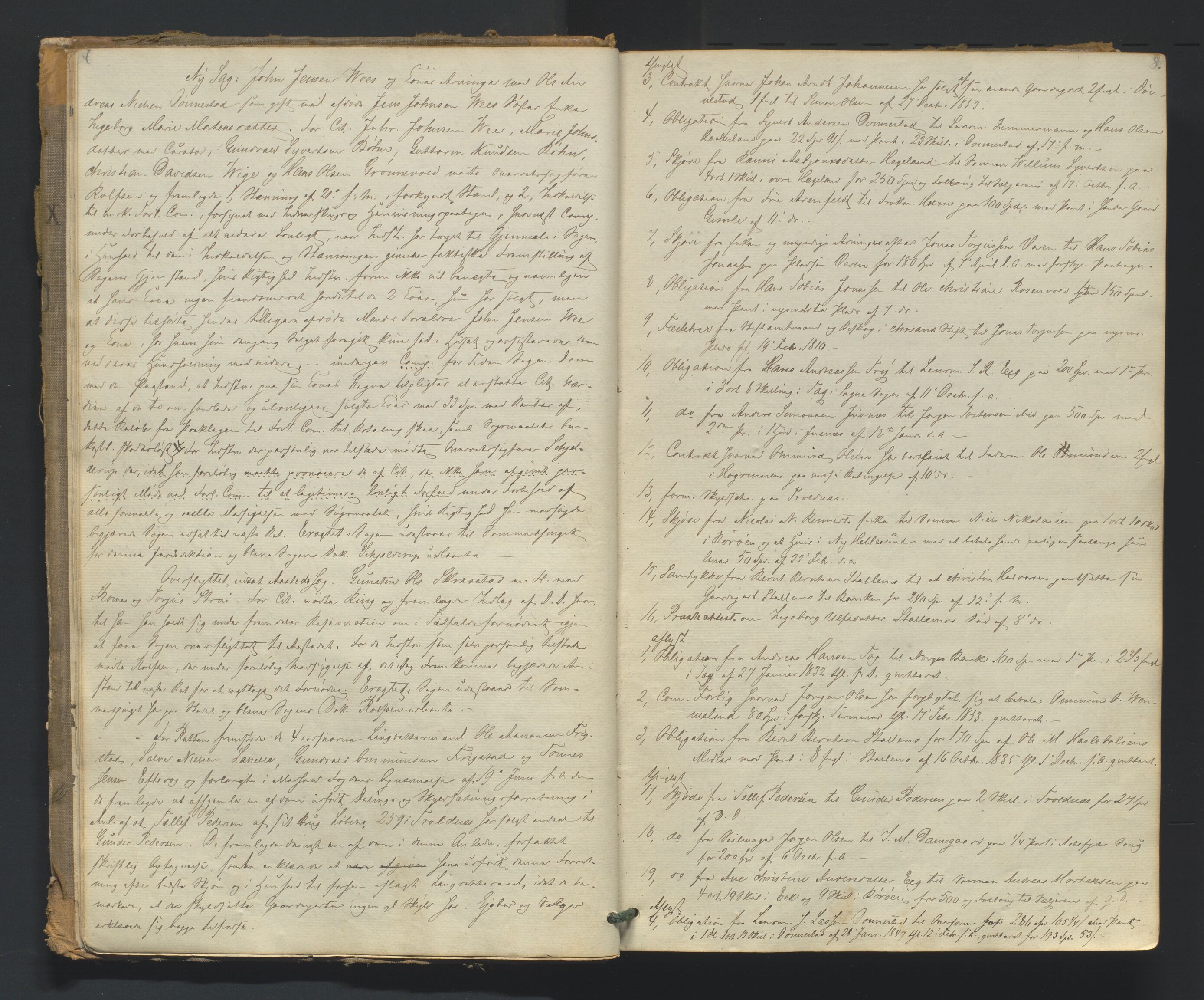 Torridal sorenskriveri, AV/SAK-1221-0012/F/Fa/L0001: Tingbok nr. 1, 1855-1864, p. 7b-8a