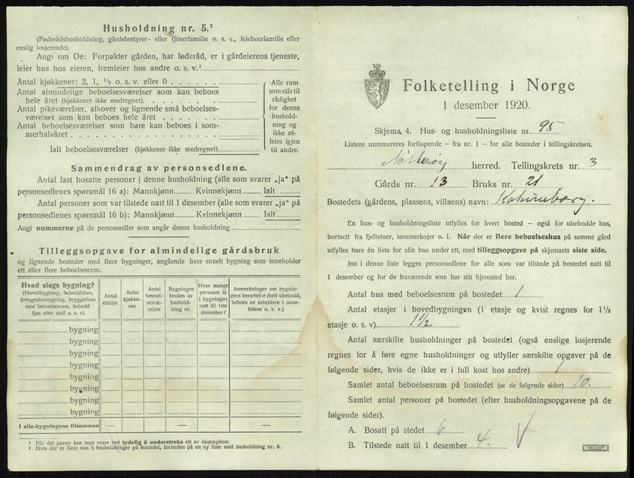SAKO, 1920 census for Nøtterøy, 1920, p. 680