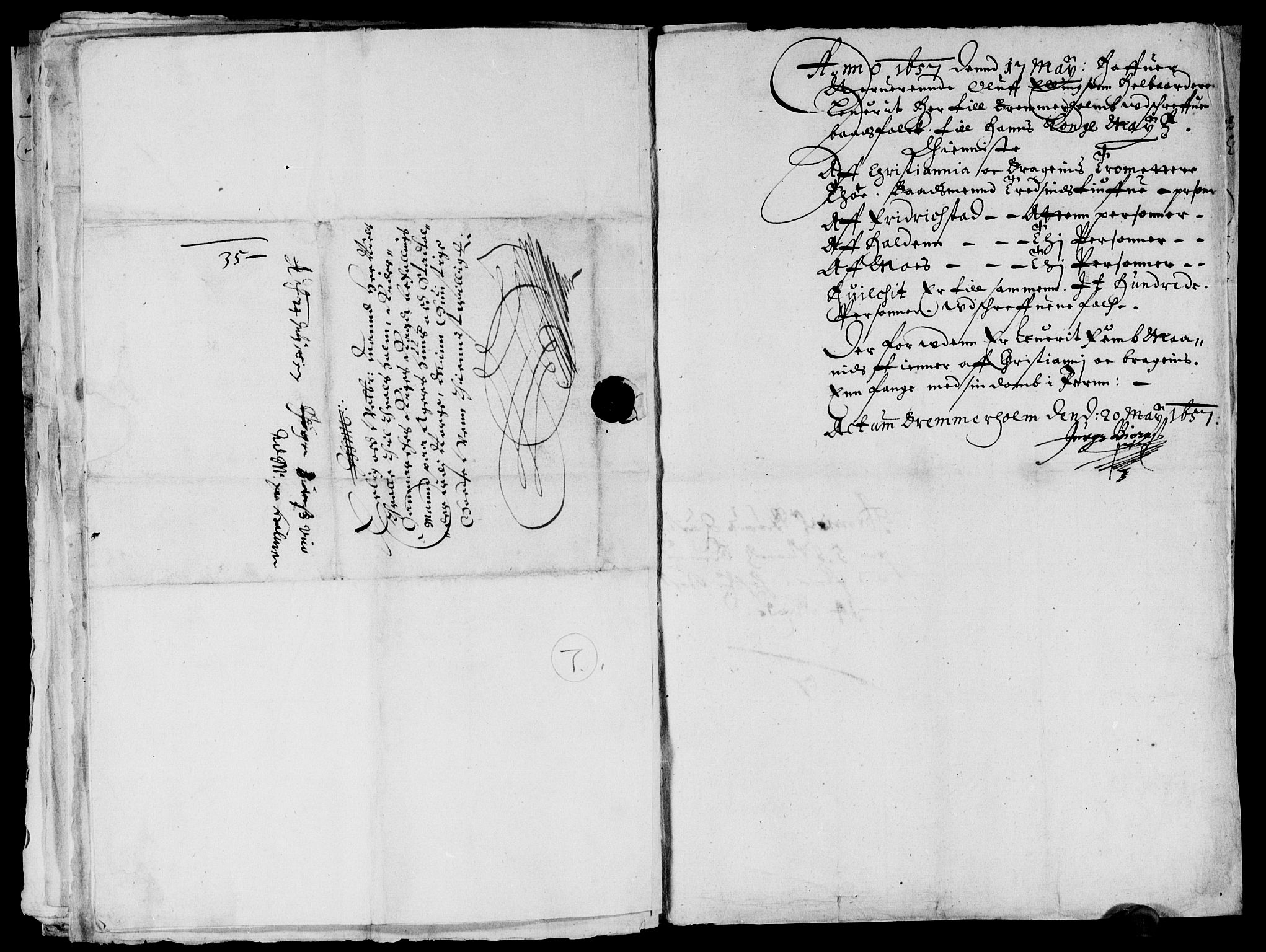 Rentekammeret inntil 1814, Reviderte regnskaper, Lensregnskaper, AV/RA-EA-5023/R/Rb/Rba/L0236: Akershus len, 1656-1657