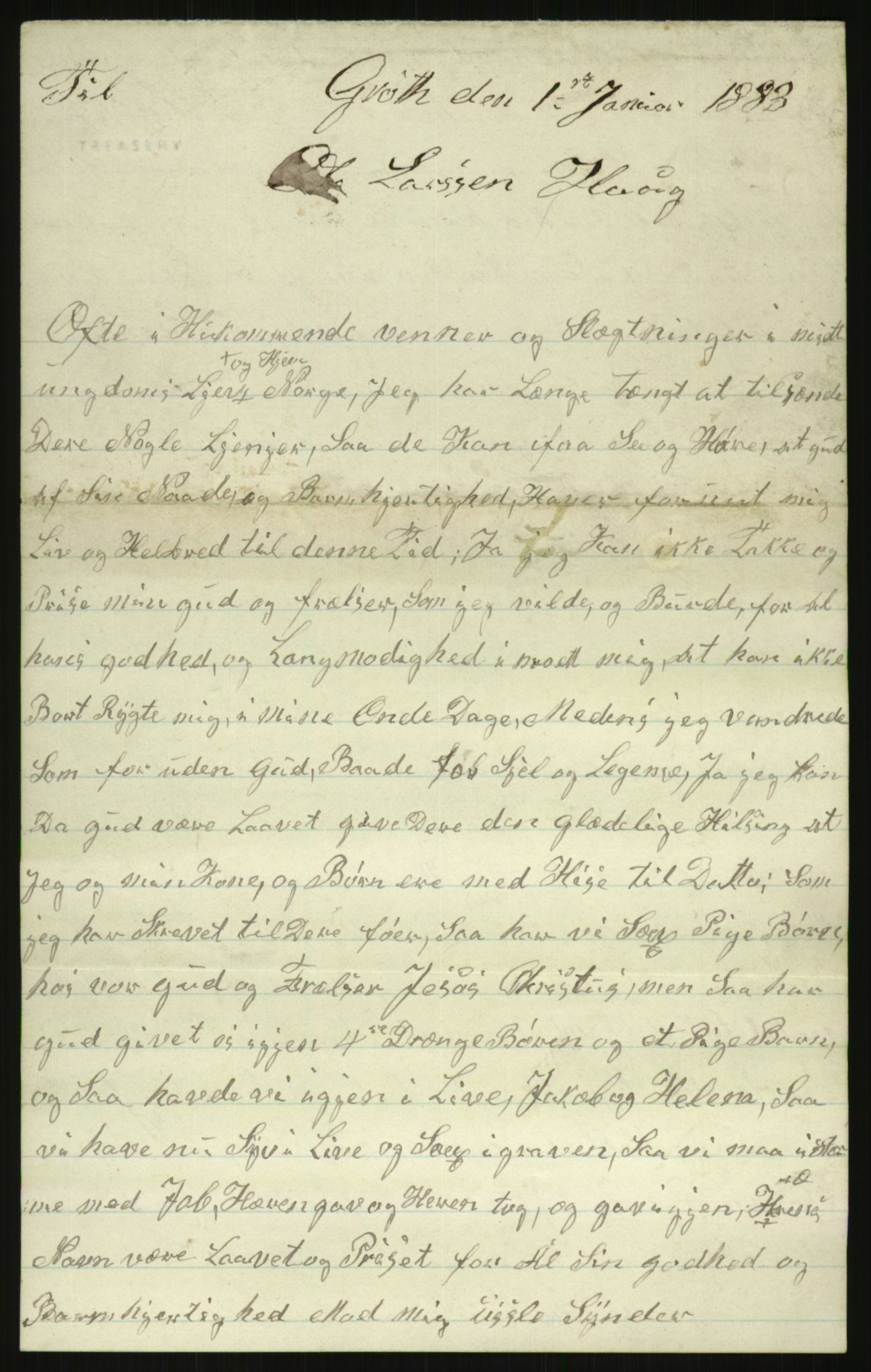 Samlinger til kildeutgivelse, Amerikabrevene, AV/RA-EA-4057/F/L0019: Innlån fra Buskerud: Fonnem - Kristoffersen, 1838-1914, p. 515