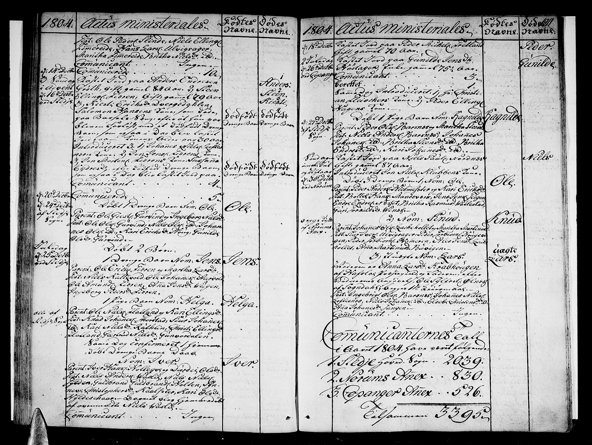 Sogndal sokneprestembete, AV/SAB-A-81301/H/Haa/Haaa/L0008: Parish register (official) no. A 8, 1795-1809, p. 124