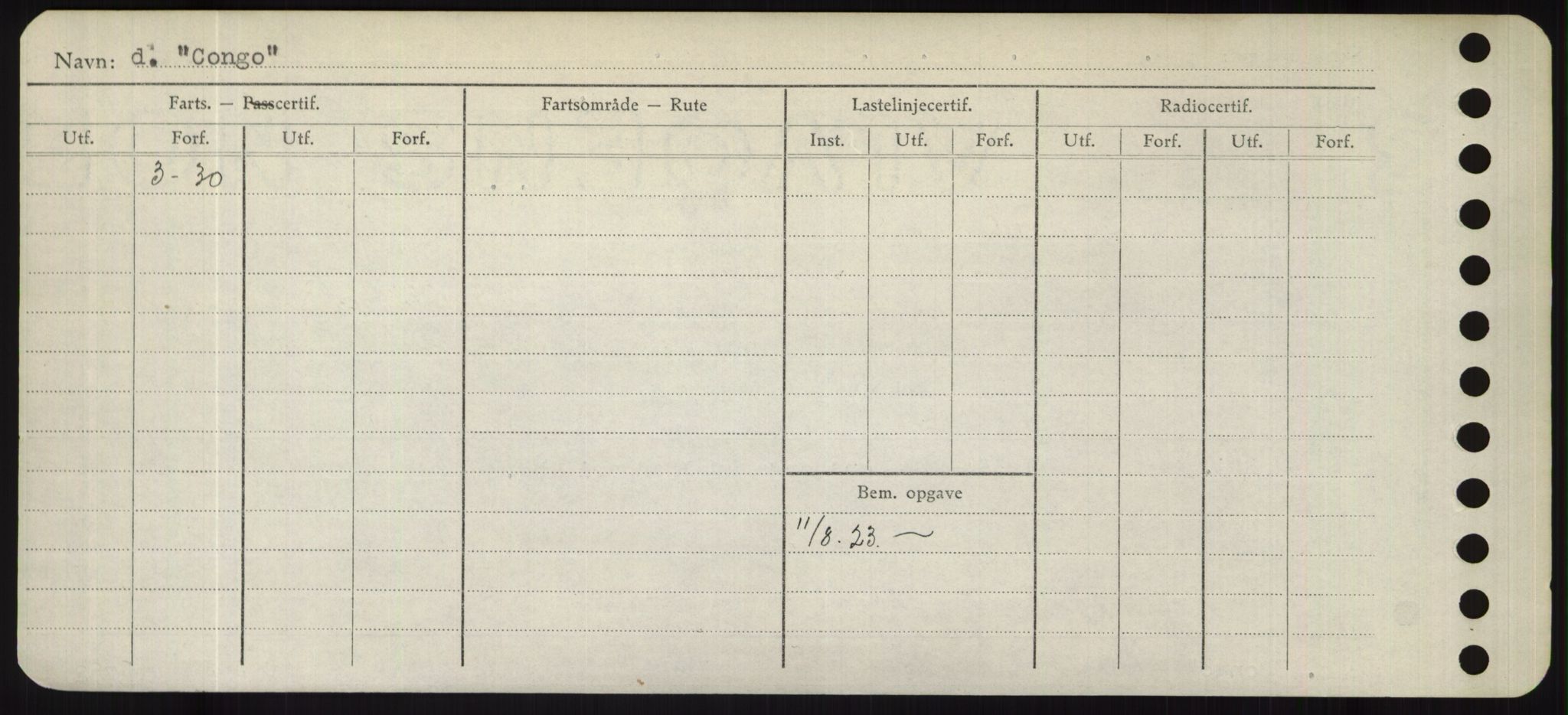 Sjøfartsdirektoratet med forløpere, Skipsmålingen, RA/S-1627/H/Hd/L0008: Fartøy, C-D, p. 196