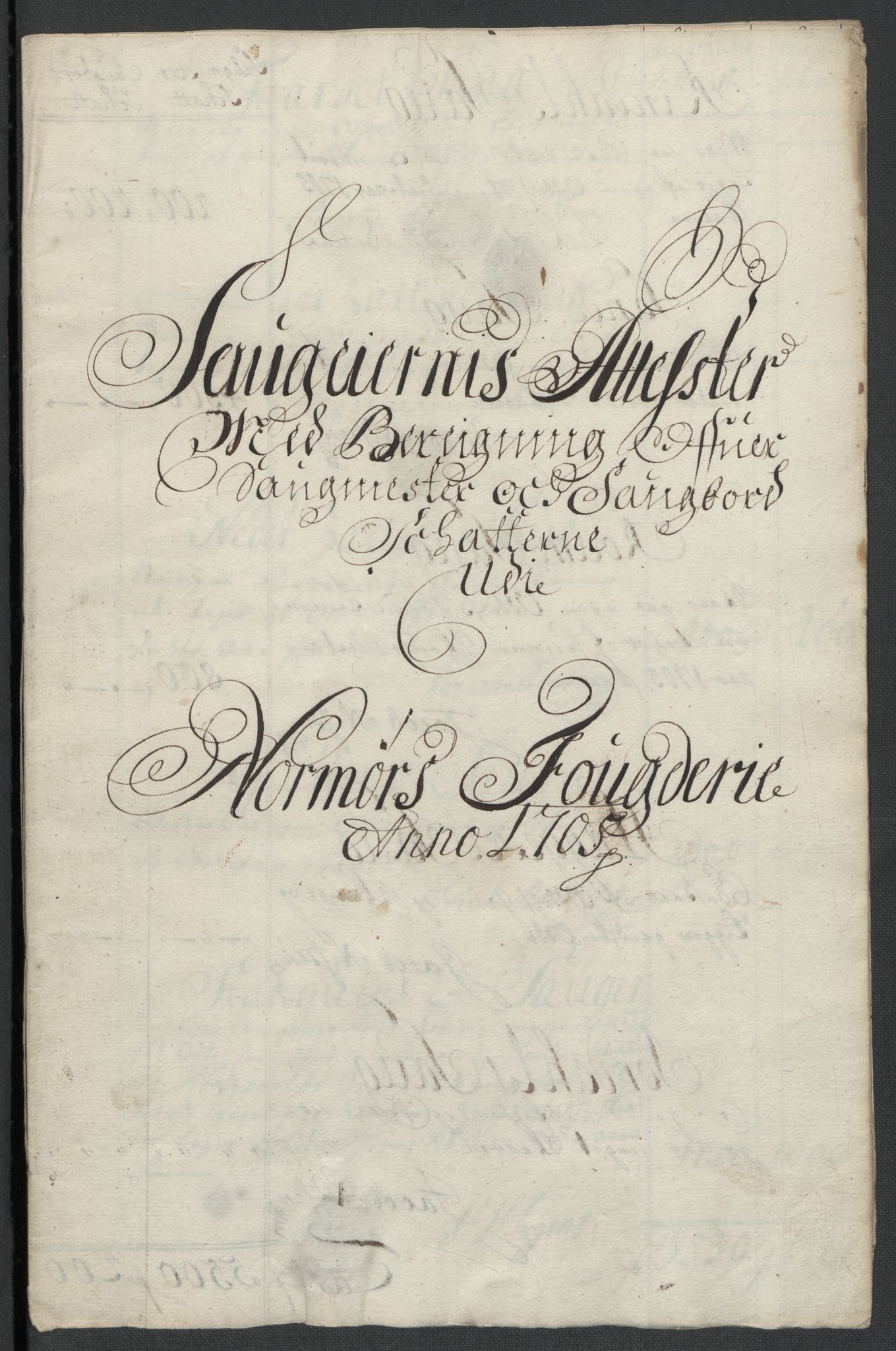 Rentekammeret inntil 1814, Reviderte regnskaper, Fogderegnskap, RA/EA-4092/R56/L3741: Fogderegnskap Nordmøre, 1705, p. 70