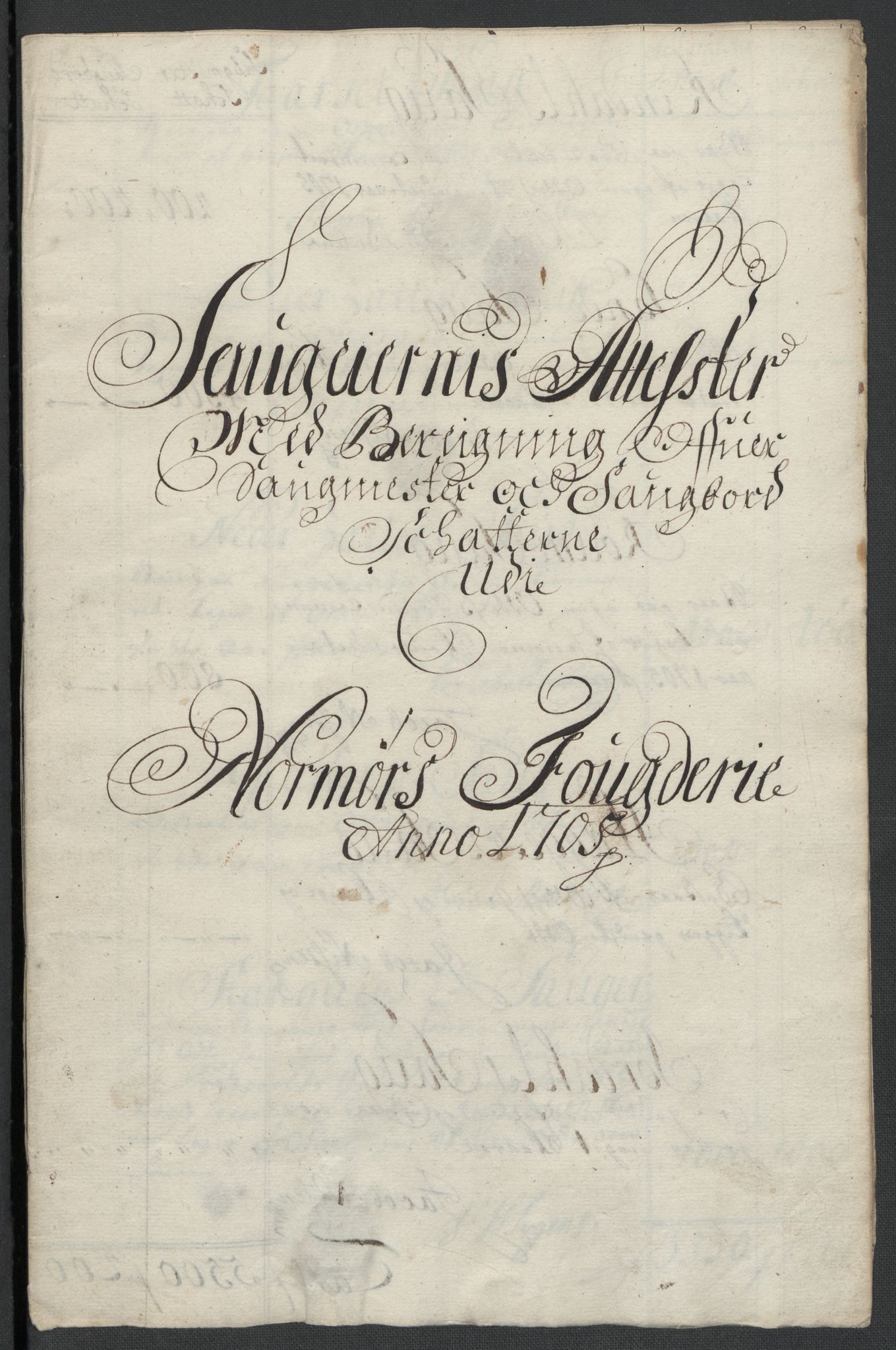 Rentekammeret inntil 1814, Reviderte regnskaper, Fogderegnskap, AV/RA-EA-4092/R56/L3741: Fogderegnskap Nordmøre, 1705, p. 70