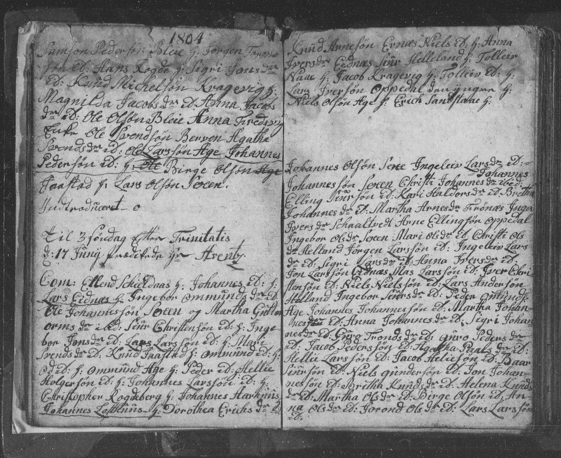 Ullensvang sokneprestembete, SAB/A-78701/H/Hab: Parish register (copy) no. B 8, 1804-1811