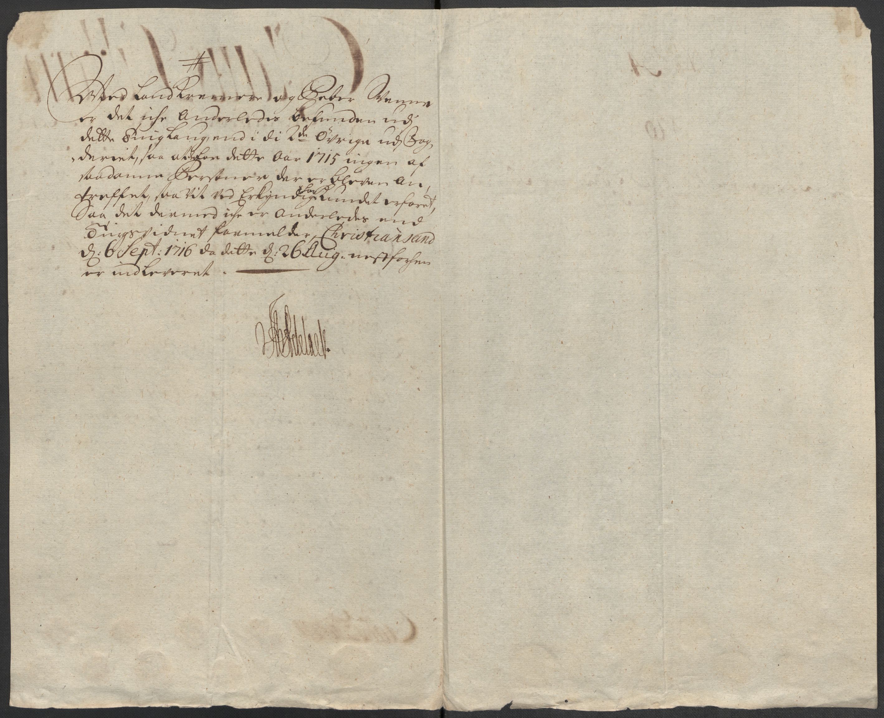 Rentekammeret inntil 1814, Reviderte regnskaper, Fogderegnskap, AV/RA-EA-4092/R39/L2323: Fogderegnskap Nedenes, 1715, p. 183