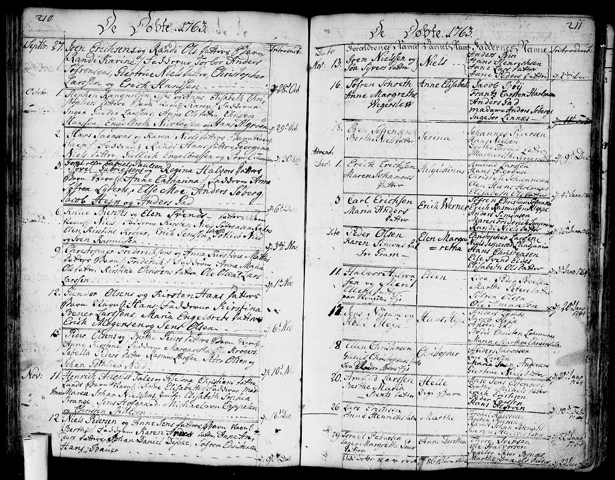 Bragernes kirkebøker, SAKO/A-6/F/Fa/L0005: Parish register (official) no. I 5, 1759-1781, p. 210-211