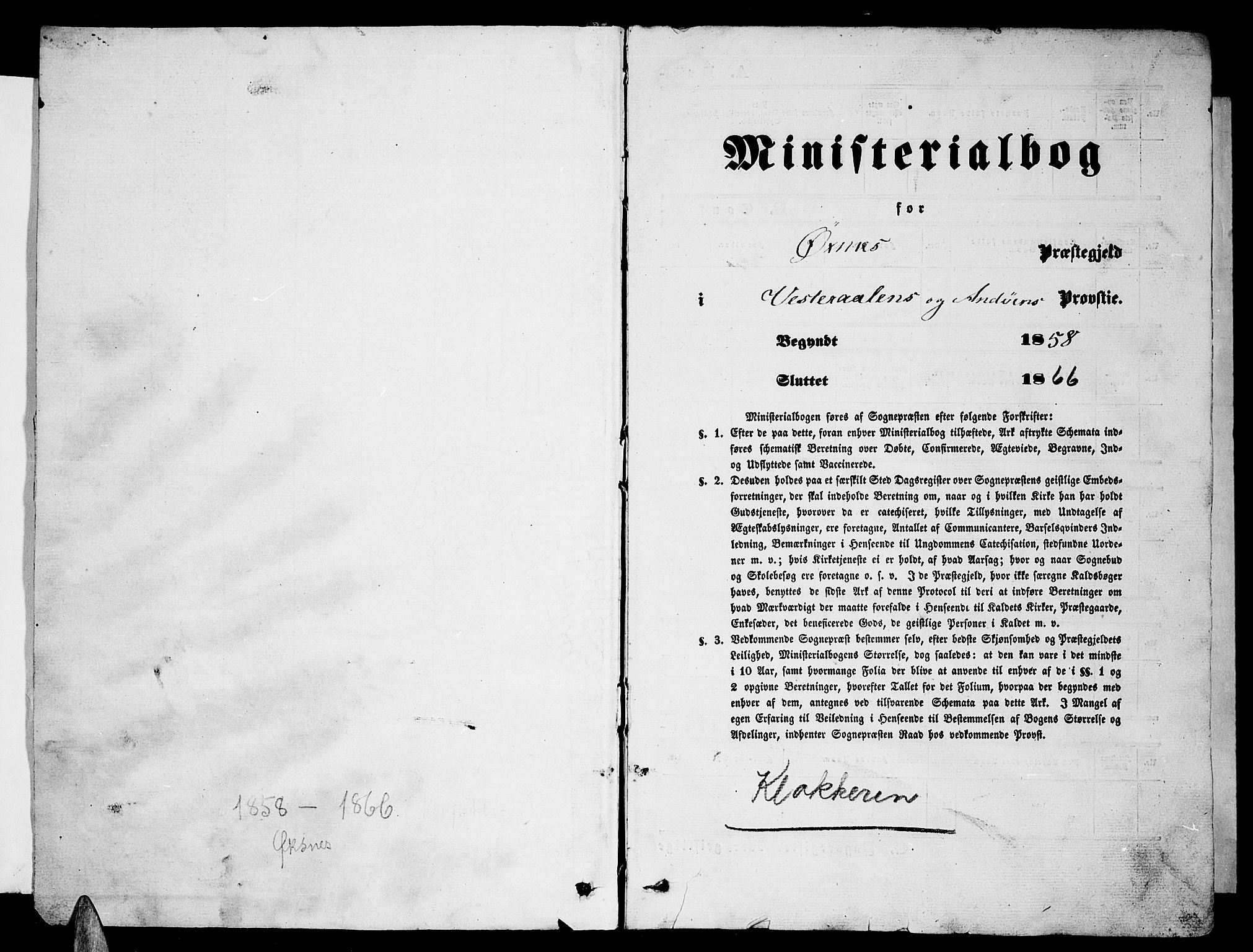 Ministerialprotokoller, klokkerbøker og fødselsregistre - Nordland, SAT/A-1459/893/L1347: Parish register (copy) no. 893C02, 1858-1866