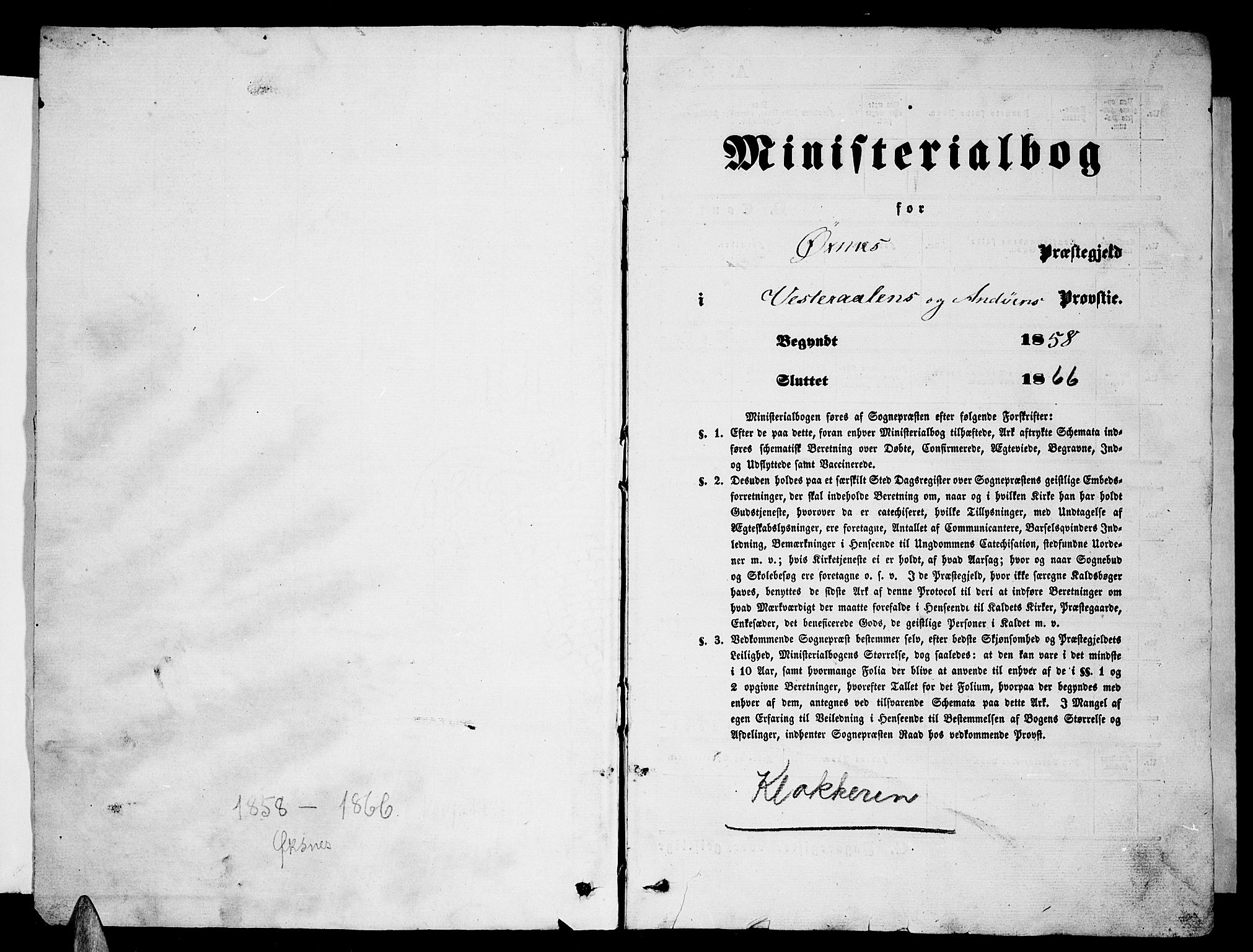 Ministerialprotokoller, klokkerbøker og fødselsregistre - Nordland, AV/SAT-A-1459/893/L1347: Parish register (copy) no. 893C02, 1858-1866