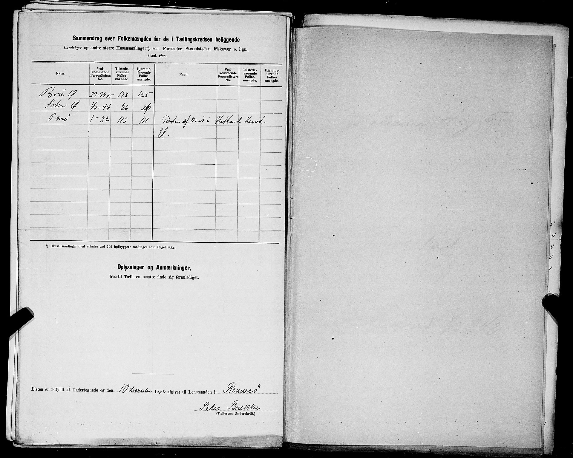 SAST, 1900 census for Mosterøy, 1900, p. 14