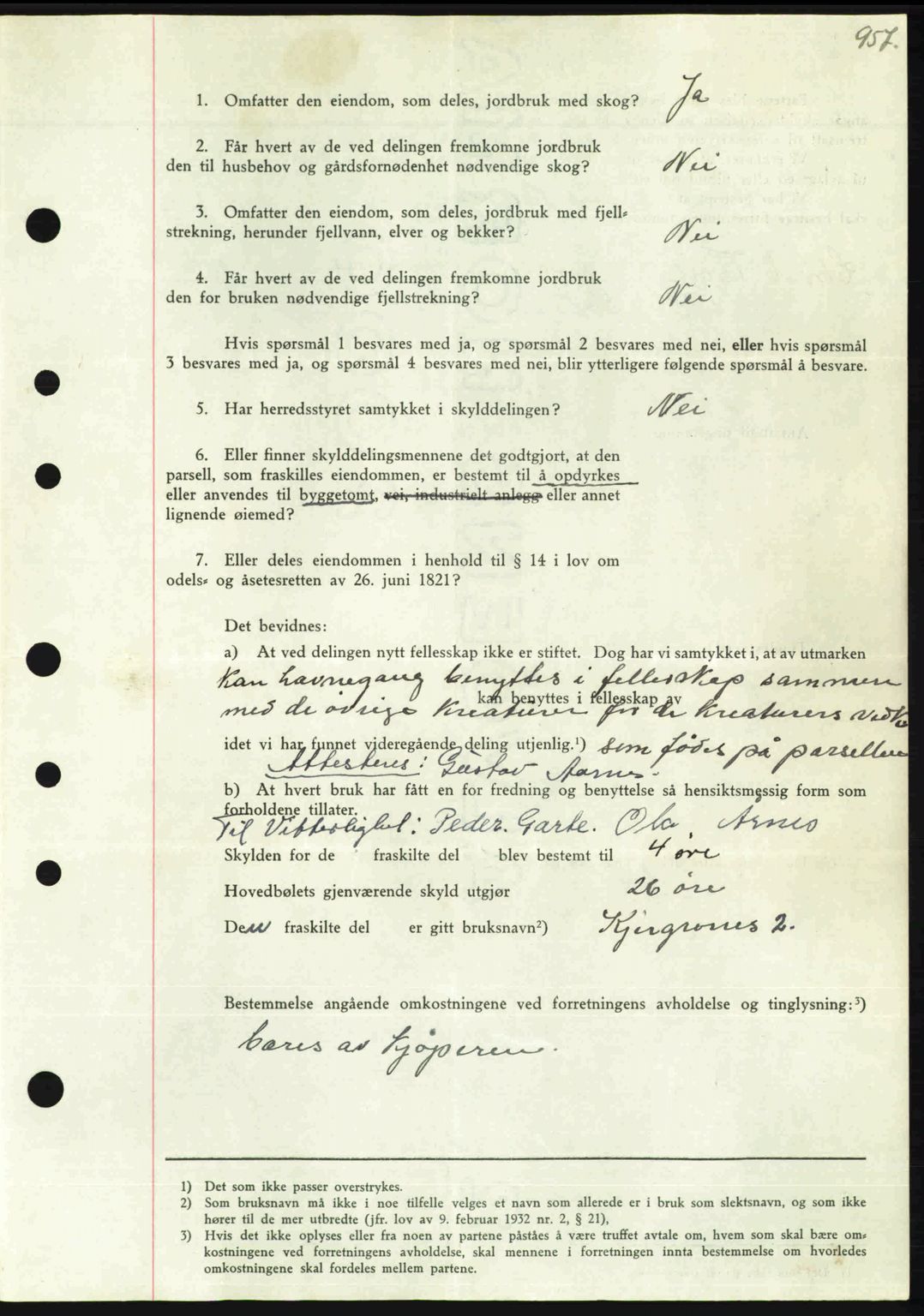 Nordmøre sorenskriveri, AV/SAT-A-4132/1/2/2Ca: Mortgage book no. A103, 1946-1947, Diary no: : 209/1947