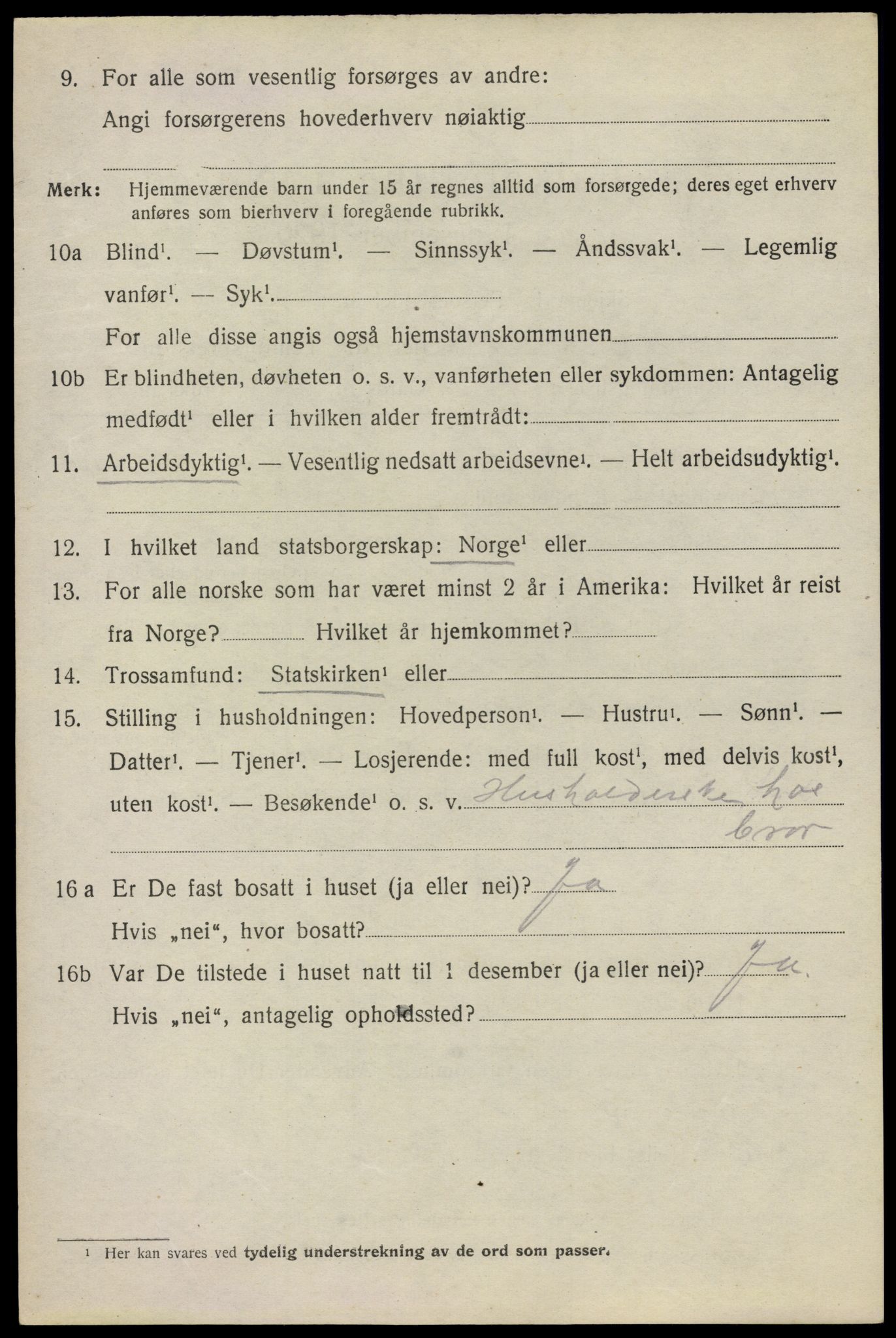 SAO, 1920 census for Høland, 1920, p. 5600