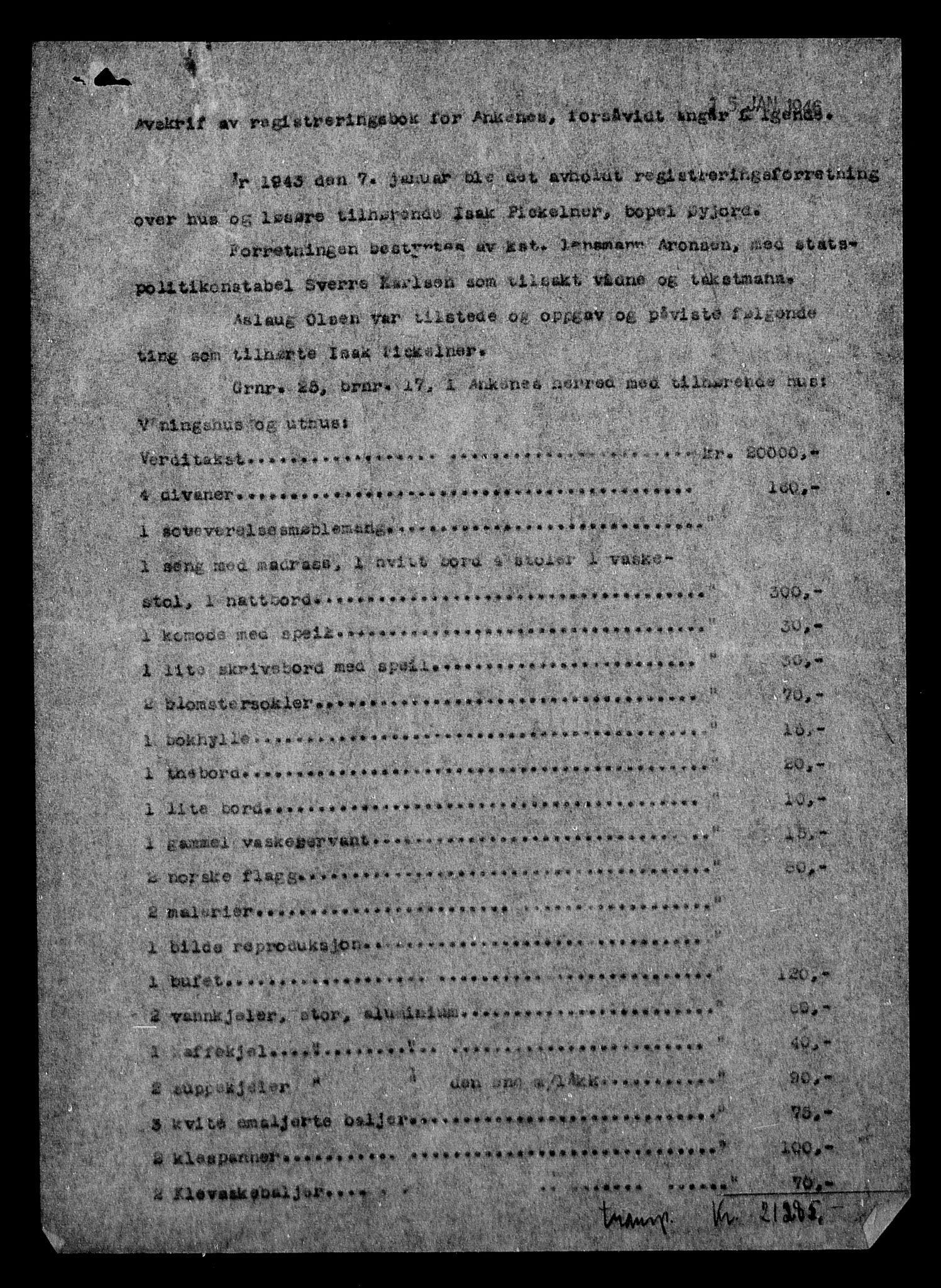 Justisdepartementet, Tilbakeføringskontoret for inndratte formuer, AV/RA-S-1564/H/Hc/Hcb/L0915: --, 1945-1947, p. 215