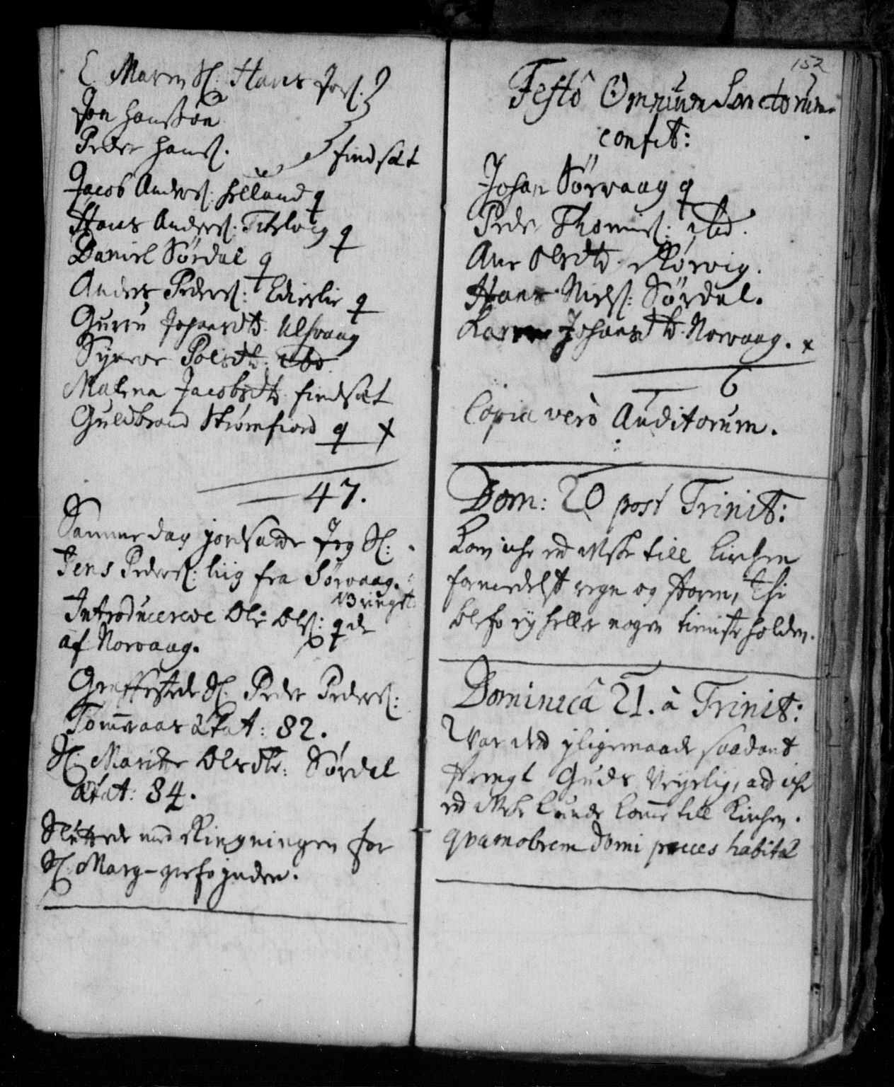 Ministerialprotokoller, klokkerbøker og fødselsregistre - Nordland, AV/SAT-A-1459/859/L0840: Parish register (official) no. 859A00, 1708-1738, p. 152