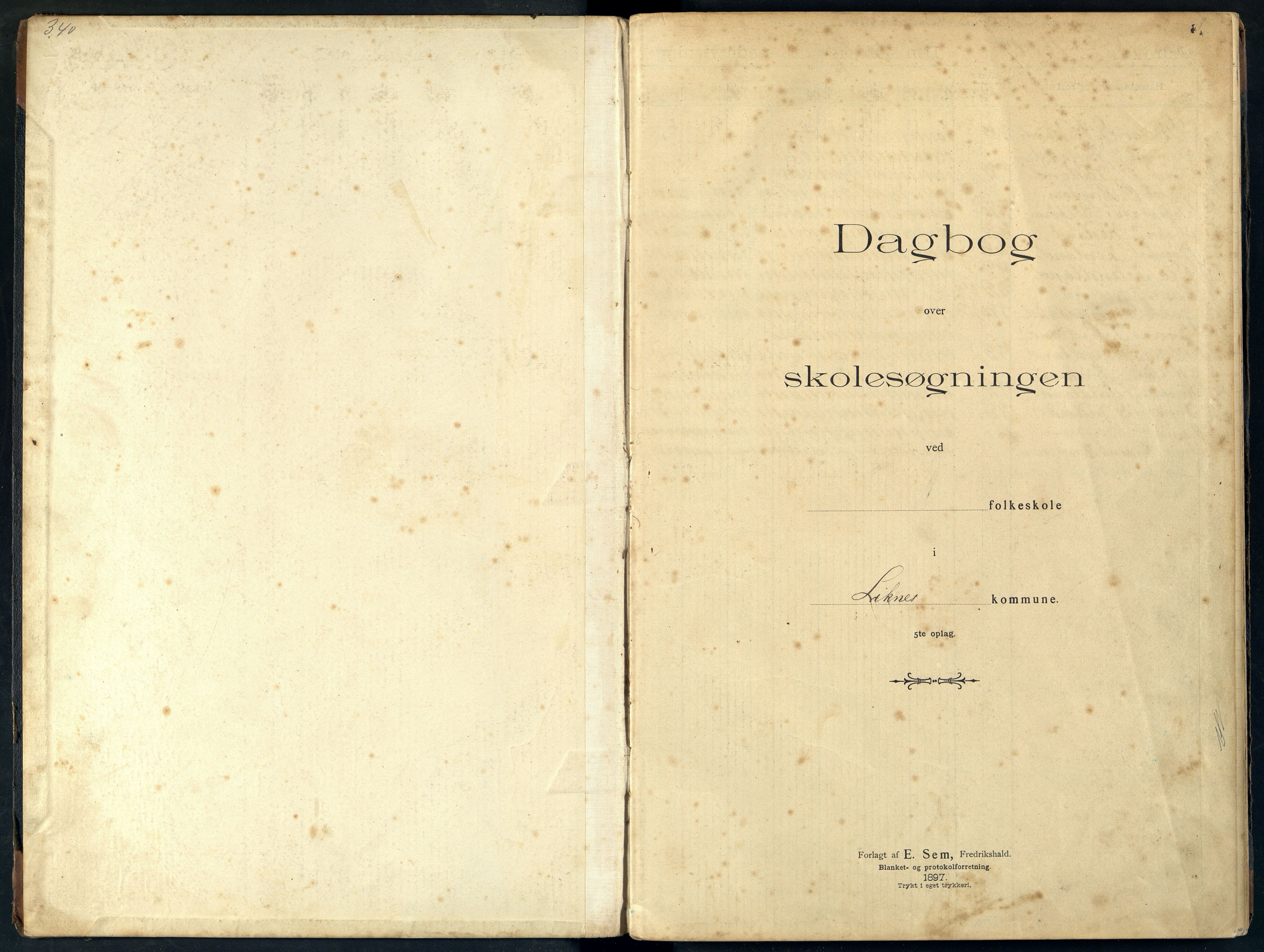 Kvinesdal kommune - Gjemlestad Skole, ARKSOR/1037KG554/I/L0001: Dagbok. Også for skolene Hompland, Liknes, Moi, Rafoss mfl., 1899-1918