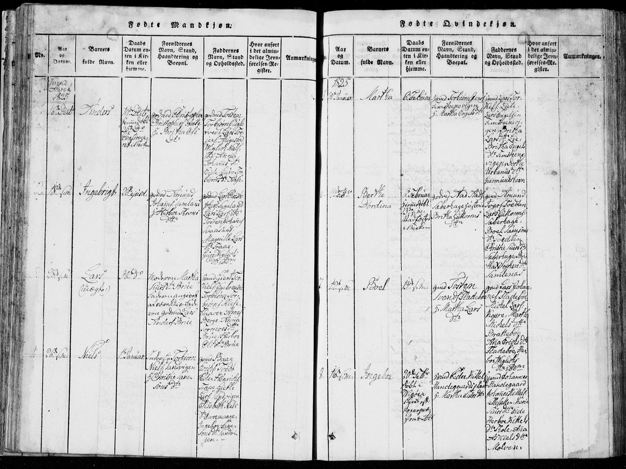 Strandebarm sokneprestembete, AV/SAB-A-78401/H/Hab: Parish register (copy) no. A  1, 1816-1826, p. 70