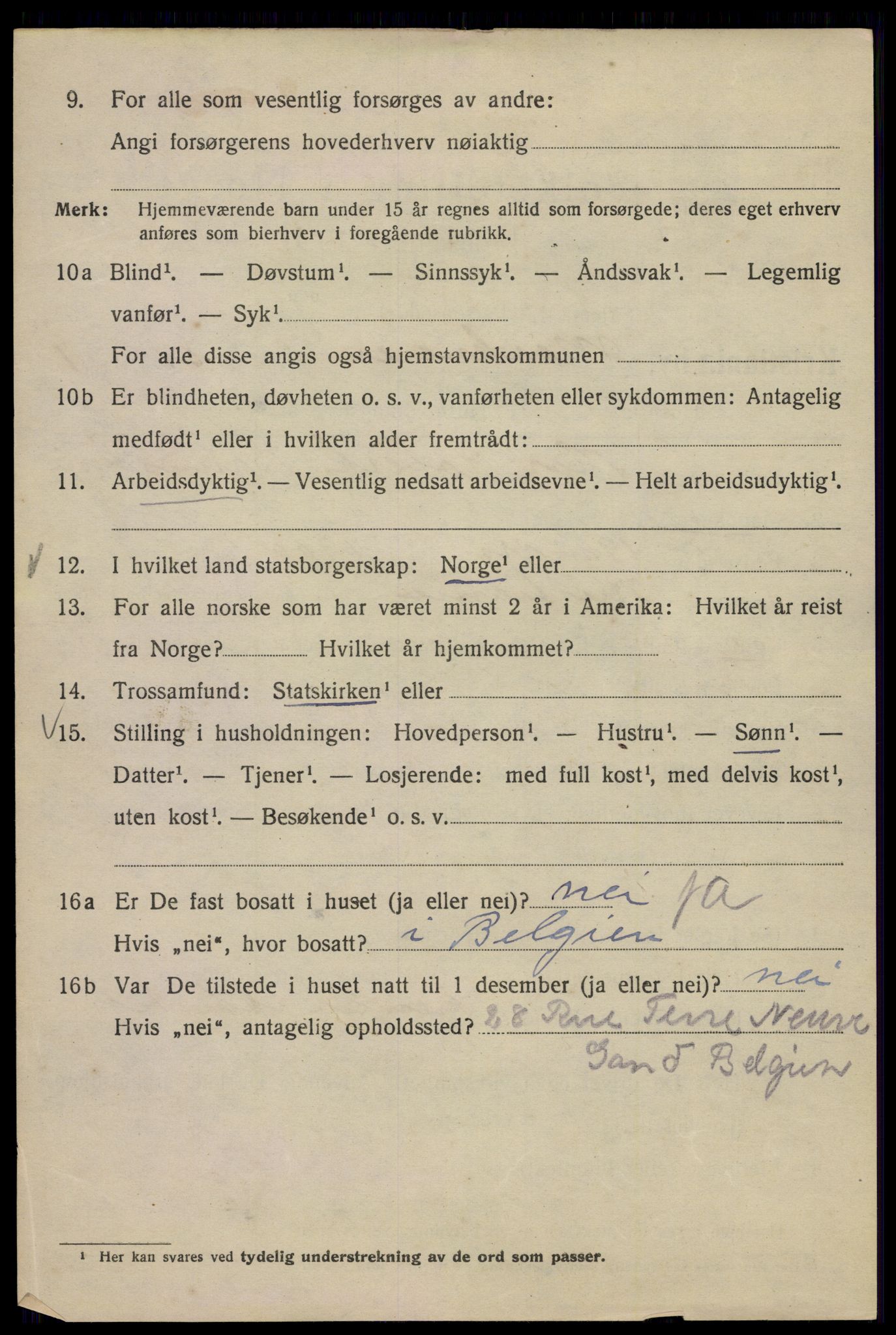 SAO, 1920 census for Kristiania, 1920, p. 391046