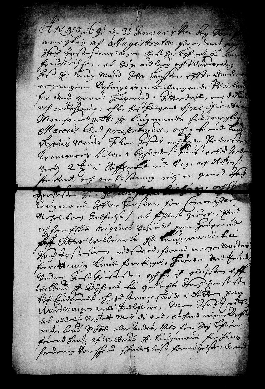 Stattholderembetet 1572-1771, AV/RA-EA-2870/Af/L0004: Avskrifter av vedlegg til originale supplikker, nummerert i samsvar med supplikkbøkene, 1691-1694, p. 5