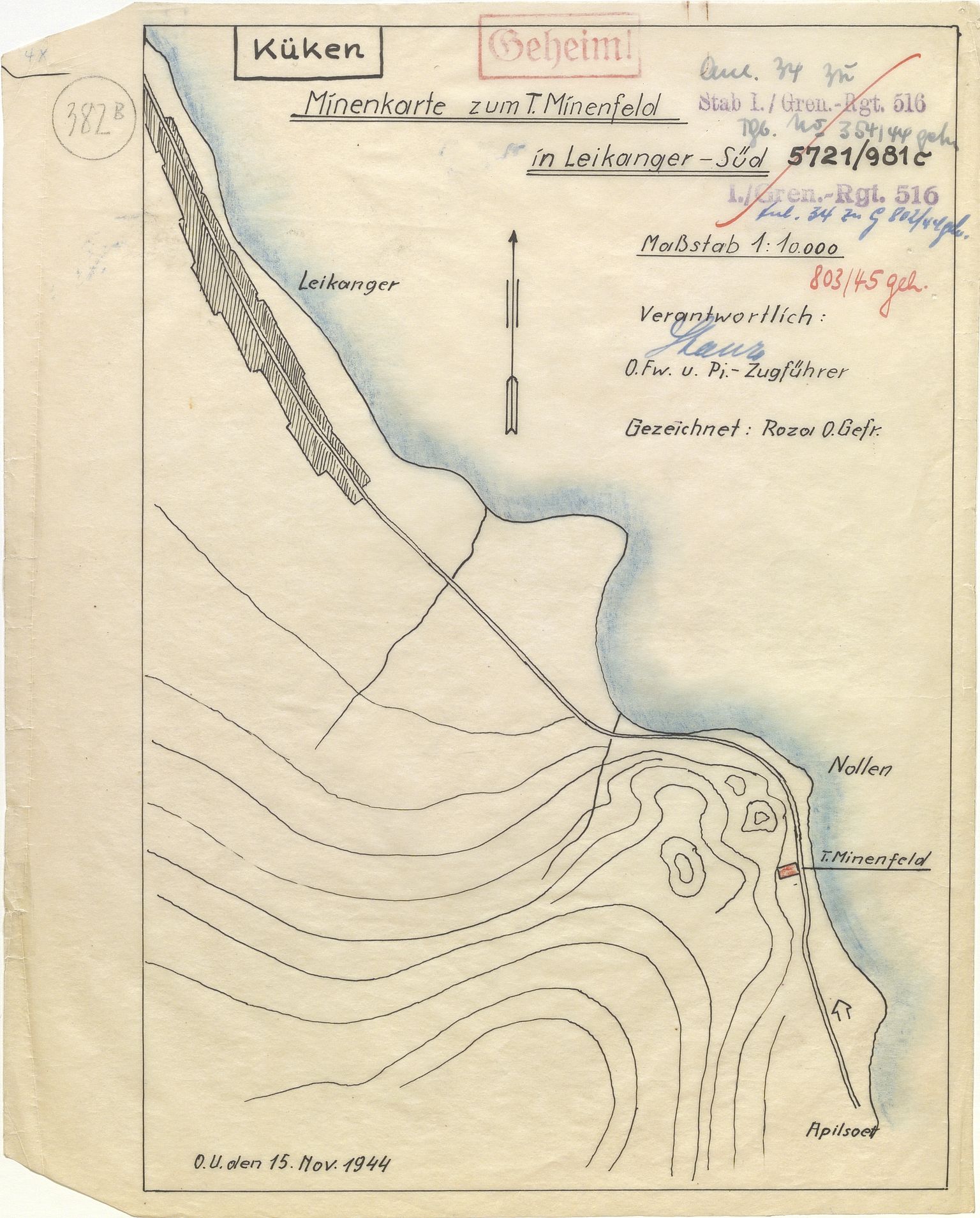 Distriktskommando Vestlandet - DKV, AV/SAB-A-100376/018/T/Ta/Tab/Tabb/L0022: Lnr: 371-387, Feltnr. 5623-1h - 5722/3/1g, Stryn - Straumshavn, 1942-1945, p. 16